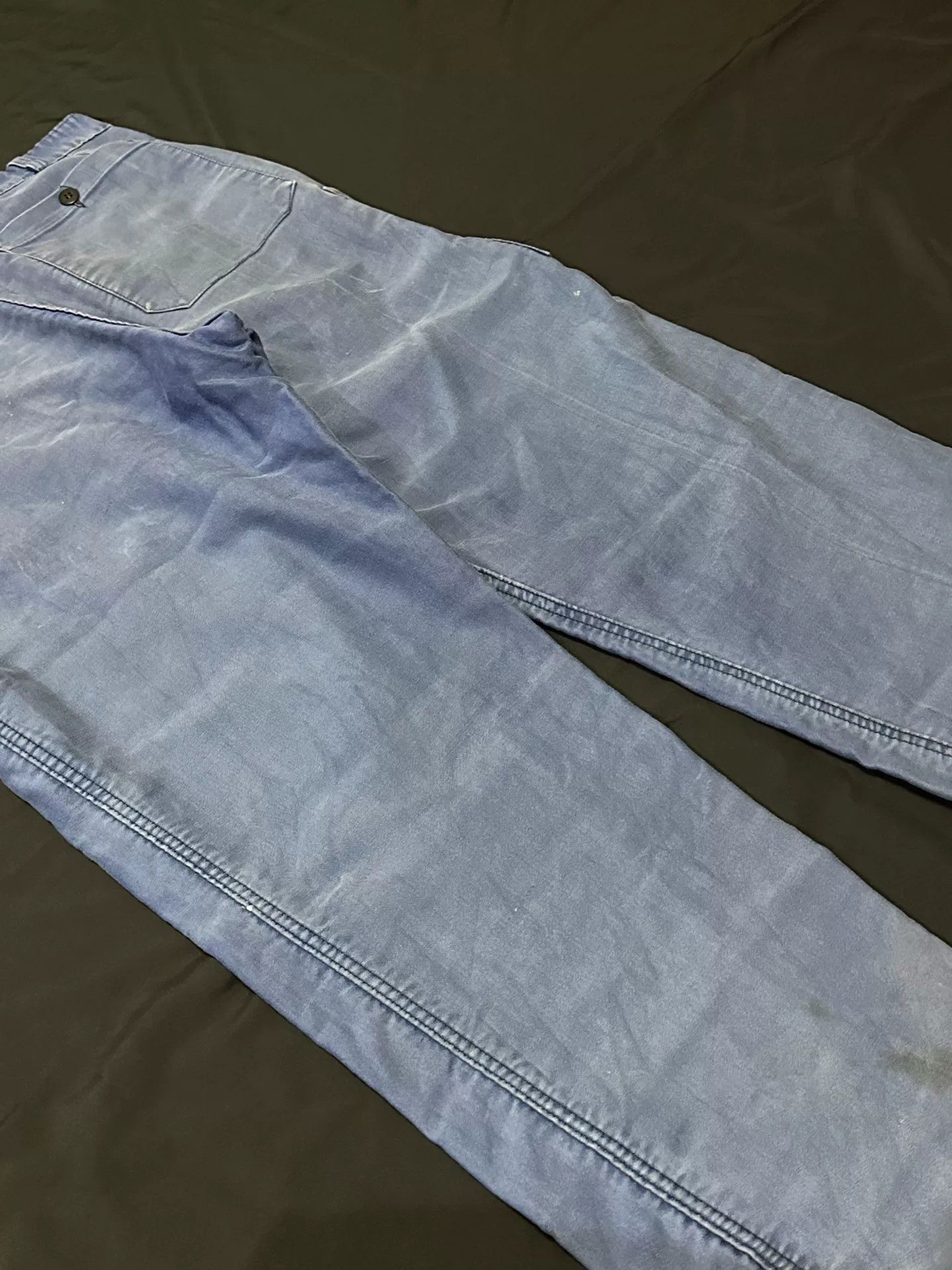 Vintage Vintage 50s French Workwear Moleskin Pants Size US 31 - 7 Thumbnail