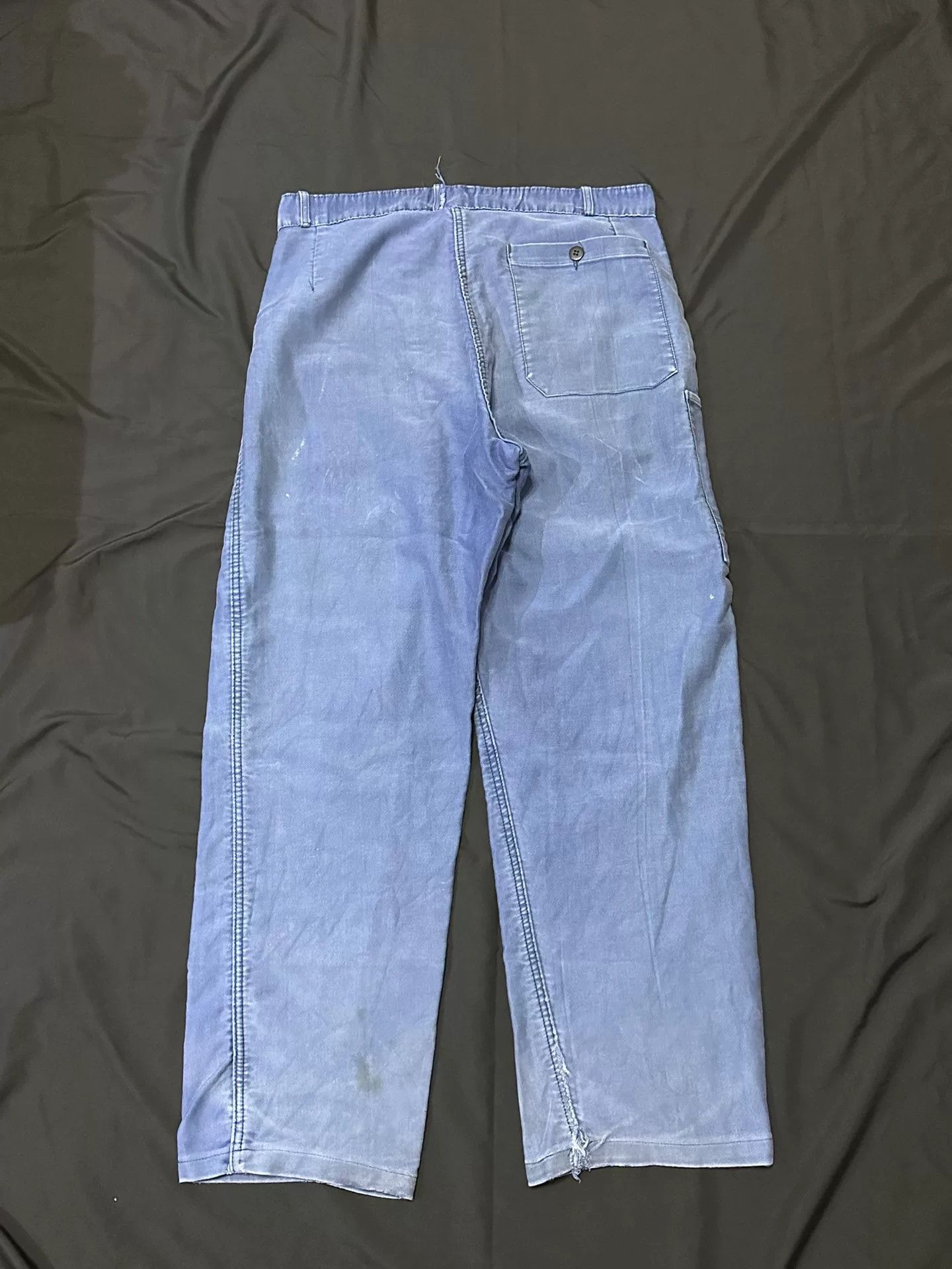 Vintage Vintage 50s French Workwear Moleskin Pants Size US 31 - 5 Thumbnail