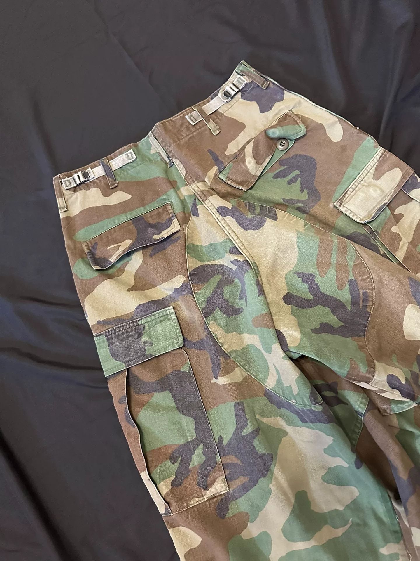 Vintage Vintage 80s 90s Camo Cargo Remake Pants Size US 31 - 6 Thumbnail