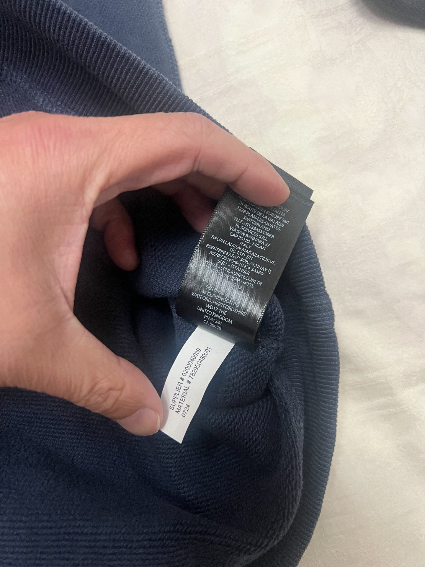 RRL Ralph Lauren RRL Indigo Washed Sweatshirt New Tags Size US L / EU 52-54 / 3 - 5 Thumbnail