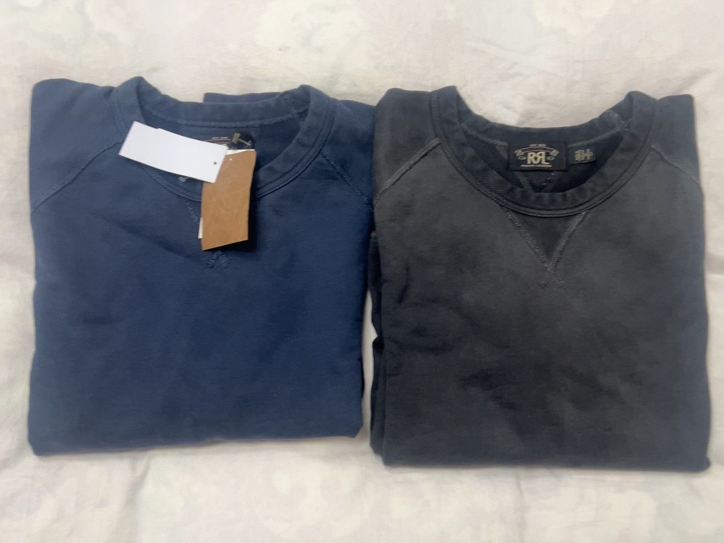 RRL Ralph Lauren RRL Indigo Washed Sweatshirt New Tags Size US L / EU 52-54 / 3 - 9 Thumbnail