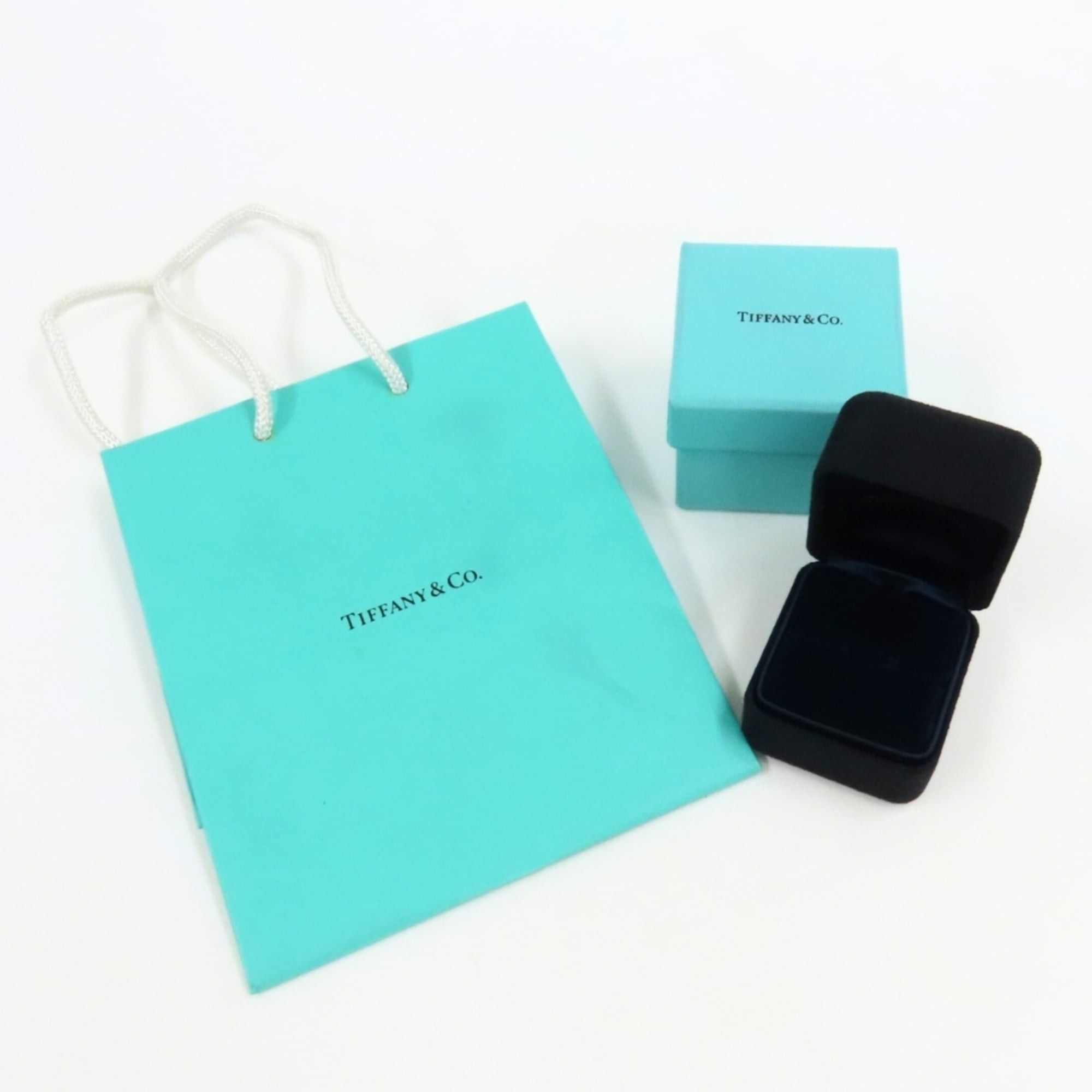 Tiffany & Co. Tiffany & Co. Hammered Ring, 18K White Gold, 1 Diamond, Women's. Size ONE SIZE - 13 Thumbnail