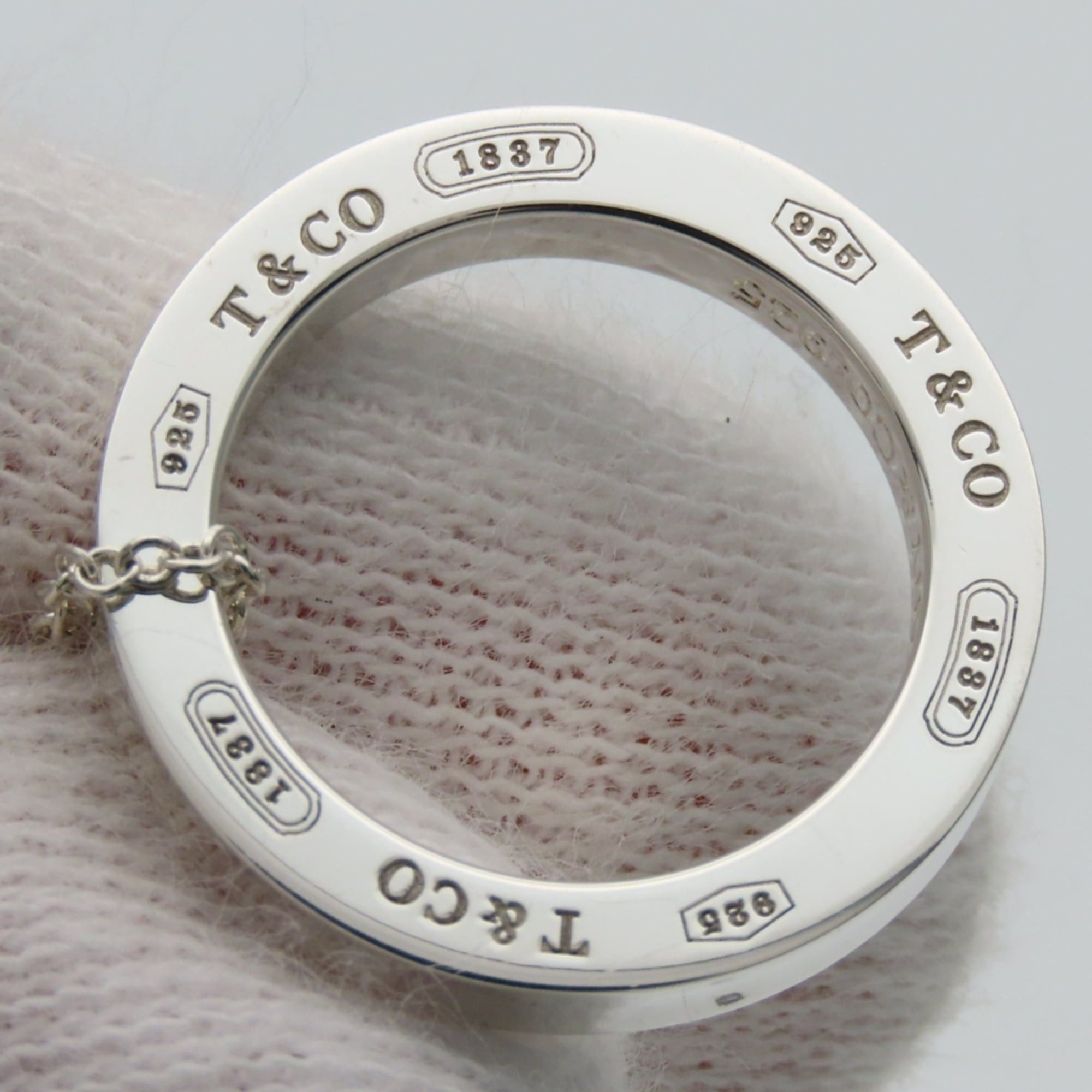 Tiffany & Co. Tiffany & Co. 1837 Circle Necklace, Sterling Silver 925 Pendant, Women's. Size ONE SIZE - 7 Thumbnail