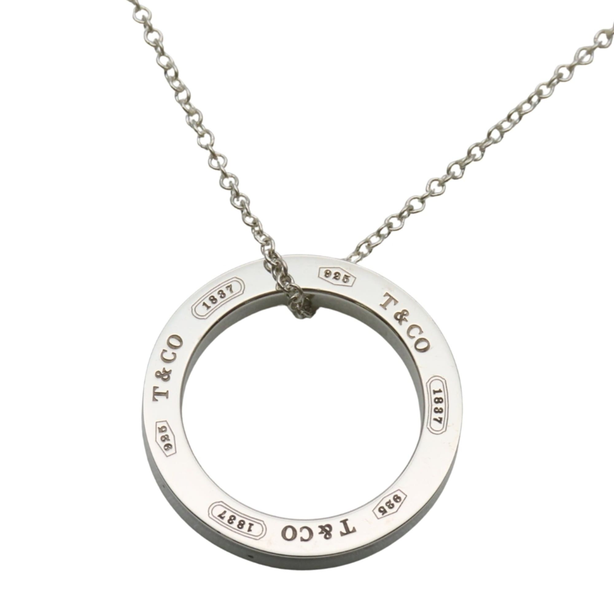 Tiffany & Co. Tiffany & Co. 1837 Circle Necklace, Sterling Silver 925 Pendant, Women's. Size ONE SIZE - 3 Thumbnail