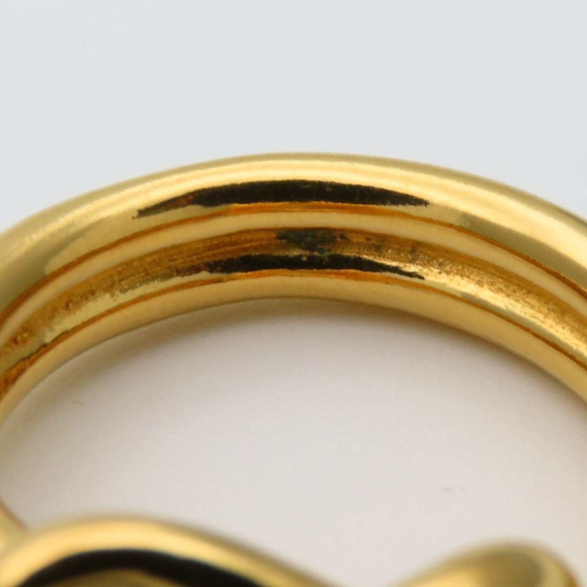 Hermes Hermes Scarf Ring Atame Metal Gold Plated GP Women's HERMES Size ONE SIZE - 4 Thumbnail