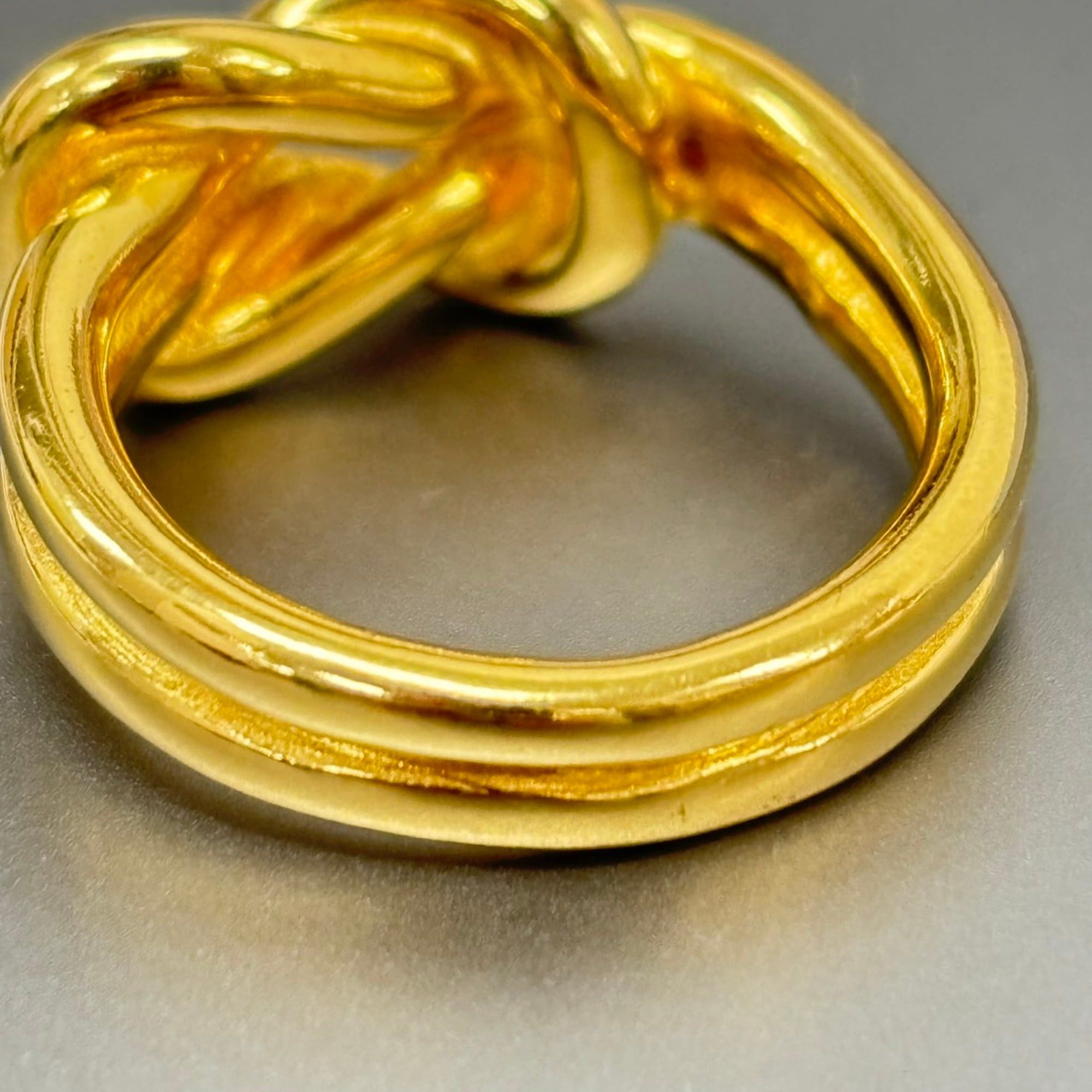 Hermes Hermes Scarf Ring Atame Metal Gold Plated GP Women's HERMES Size ONE SIZE - 6 Thumbnail