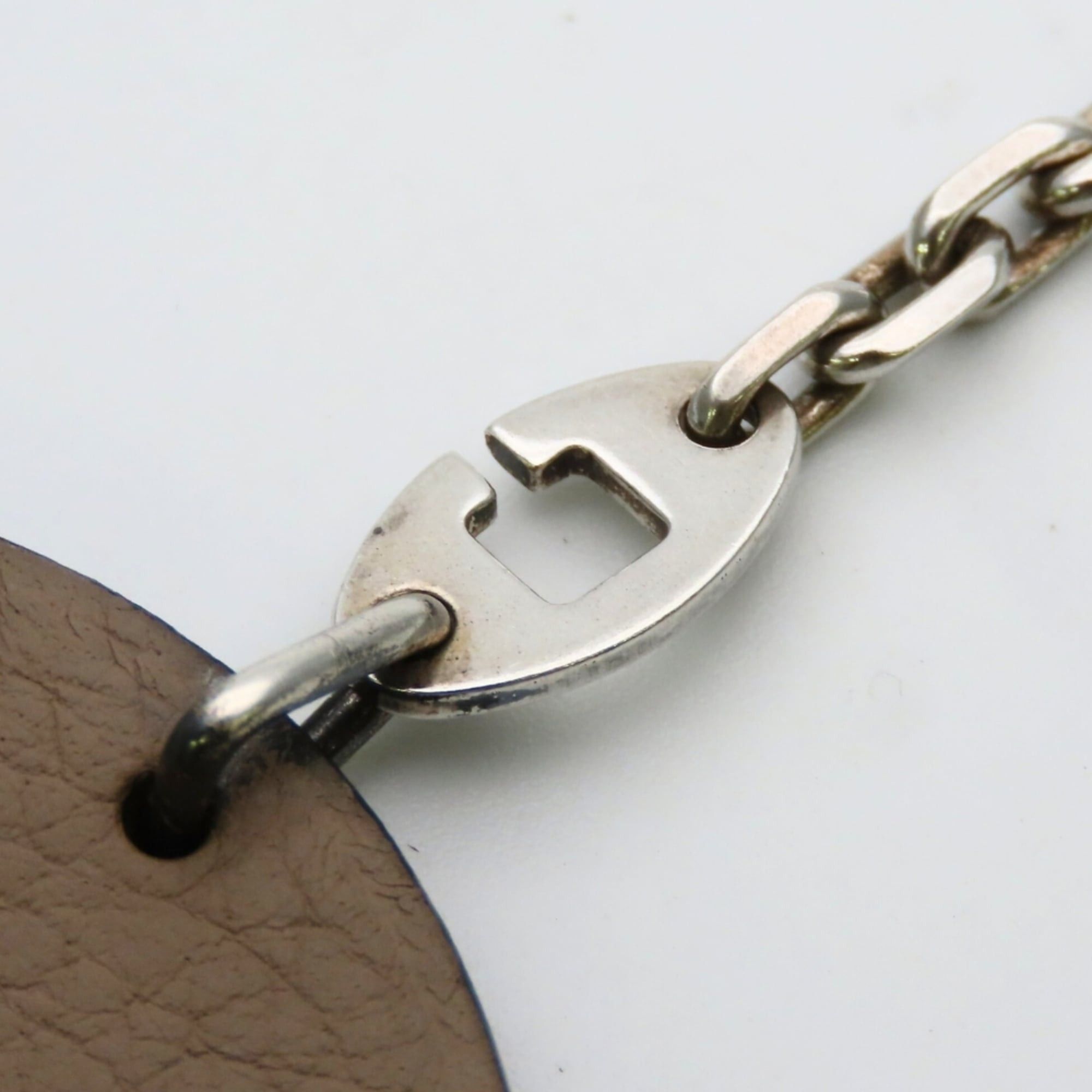 Hermes Hermes Bag Charm Hippopotamus Leather SV925 Greige Cabas Women's Men's HERMES Size ONE SIZE - 8 Thumbnail