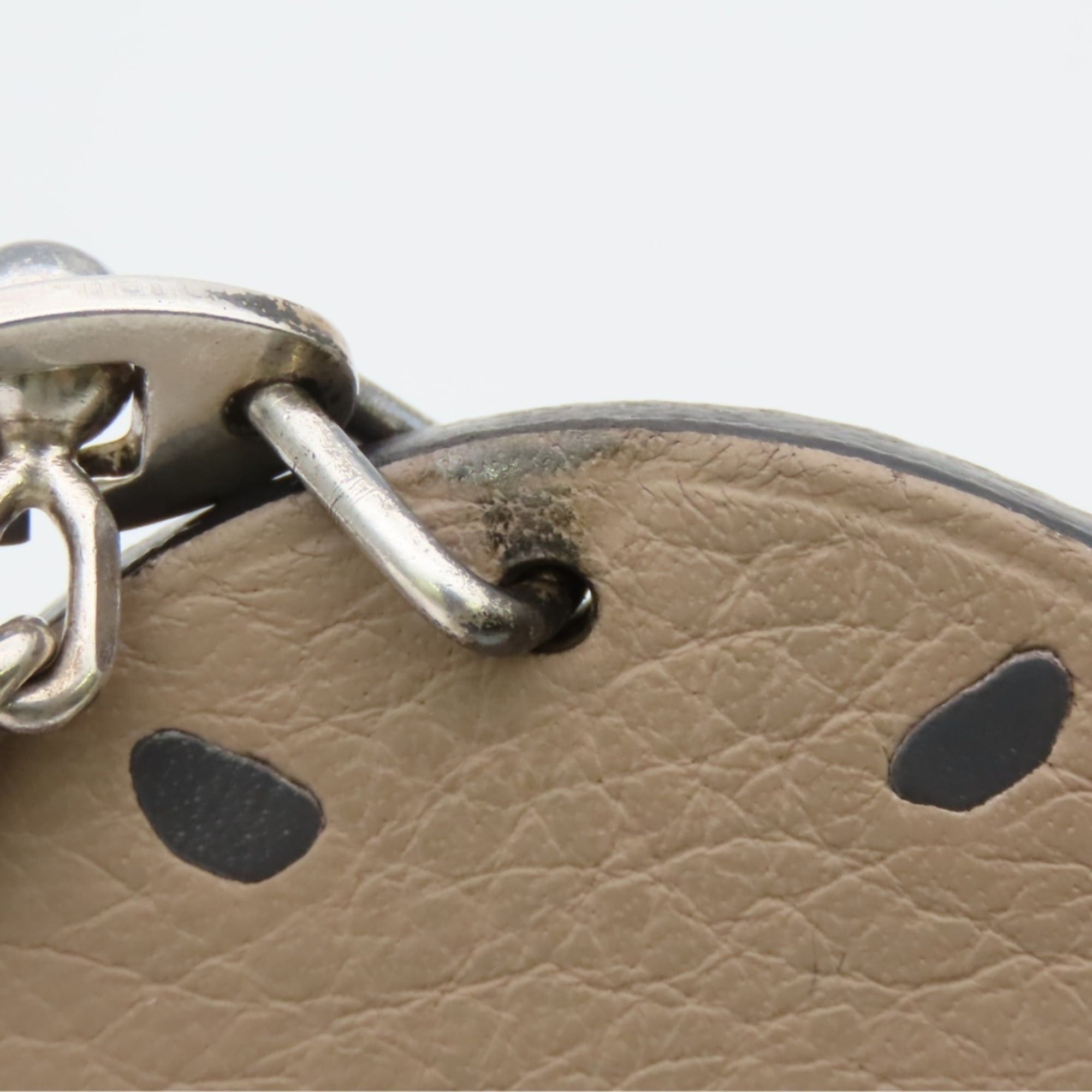 Hermes Hermes Bag Charm Hippopotamus Leather SV925 Greige Cabas Women's Men's HERMES Size ONE SIZE - 6 Thumbnail