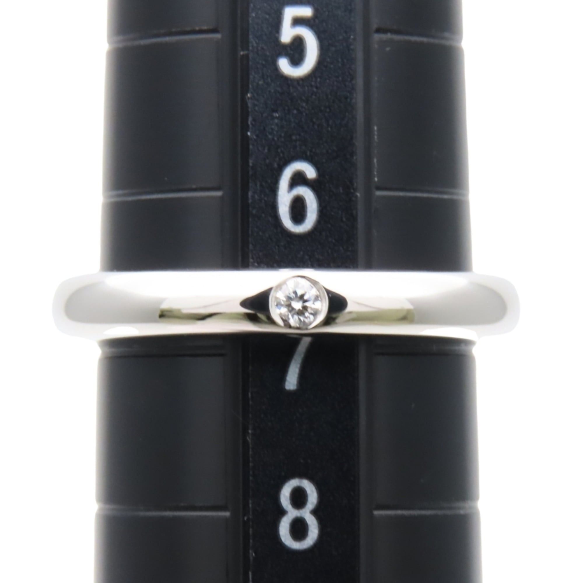 Tiffany & Co. Tiffany & Co. Stacking Band Ring, Platinum 950, Elsa Peretti Design, 1PD, Women's. Size ONE SIZE - 10 Thumbnail