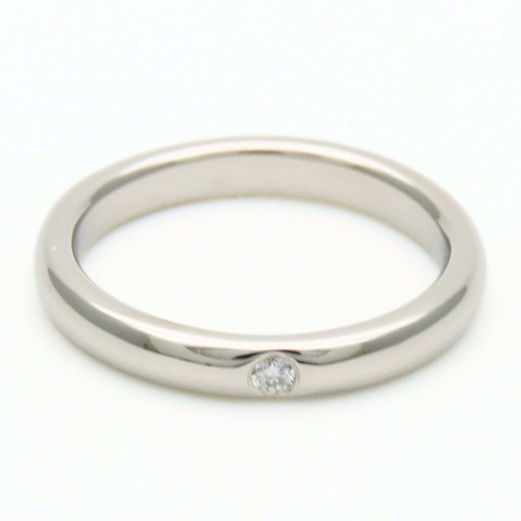 Tiffany & Co. Tiffany & Co. Stacking Band Ring, Platinum 950, Elsa Peretti Design, 1PD, Women's. Size ONE SIZE - 3 Thumbnail