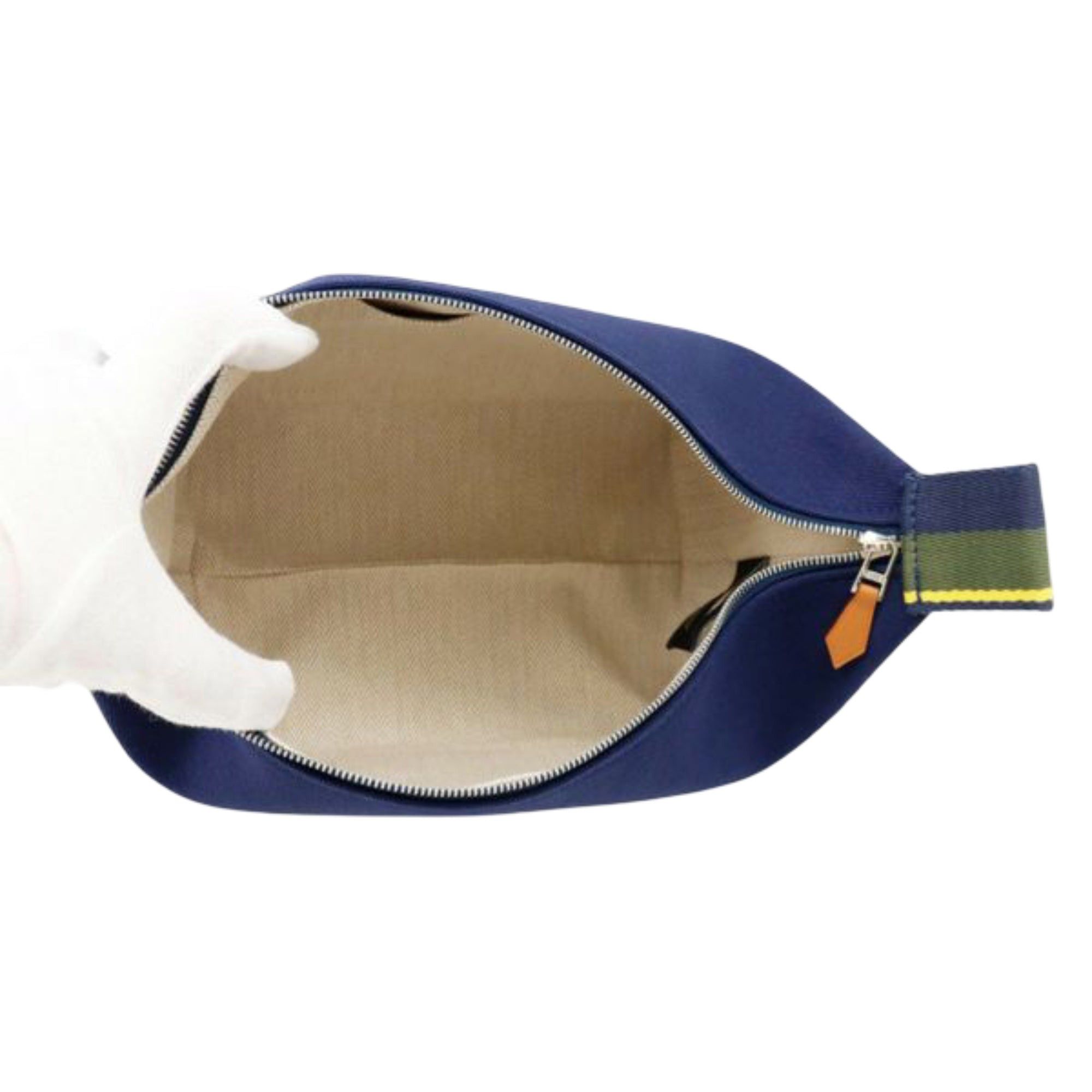 Hermes Small Toile Bride A Brac H Pavillon Case Size ONE SIZE - 4 Thumbnail