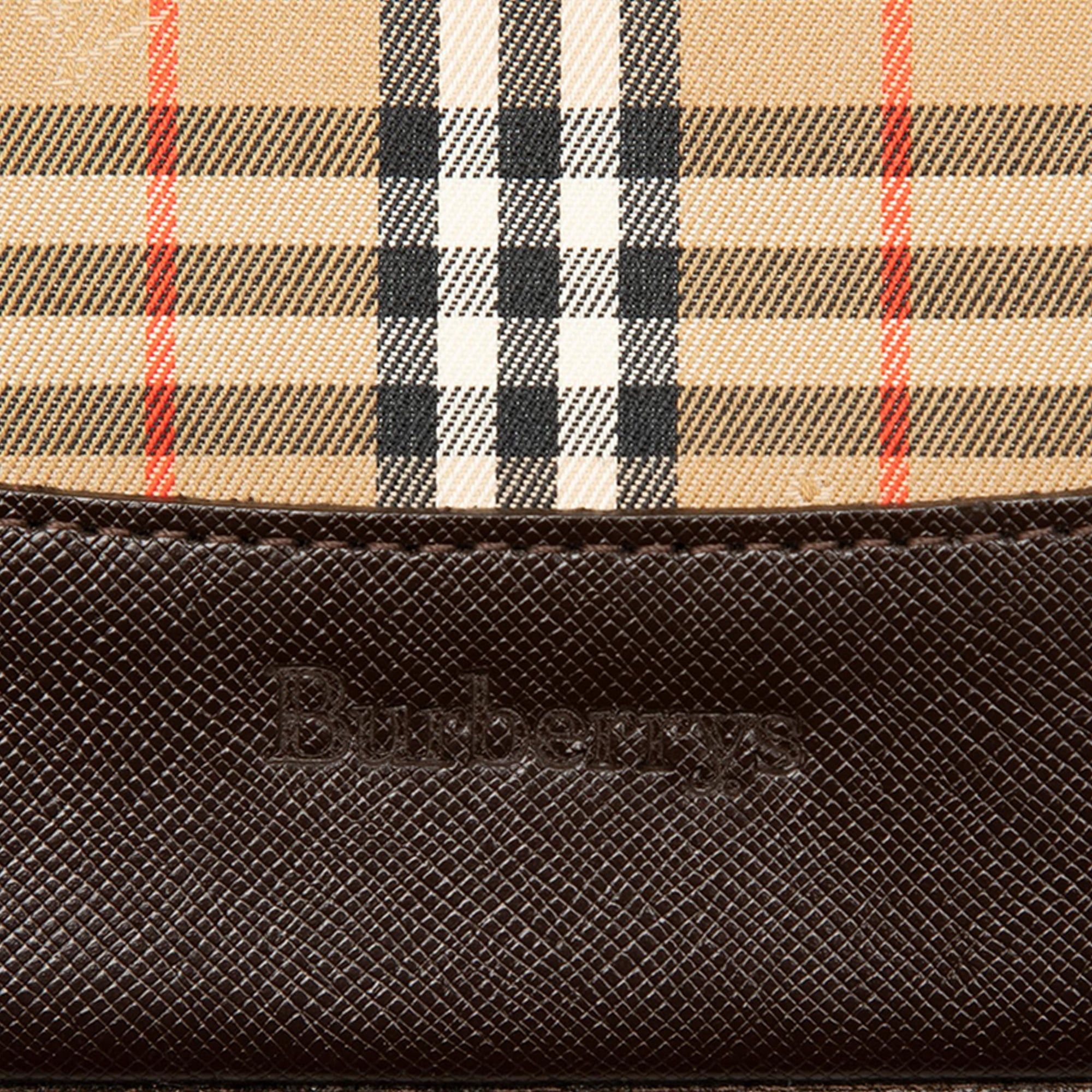 Burberry Haymarket Check Canvas Tote Size ONE SIZE - 5 Thumbnail