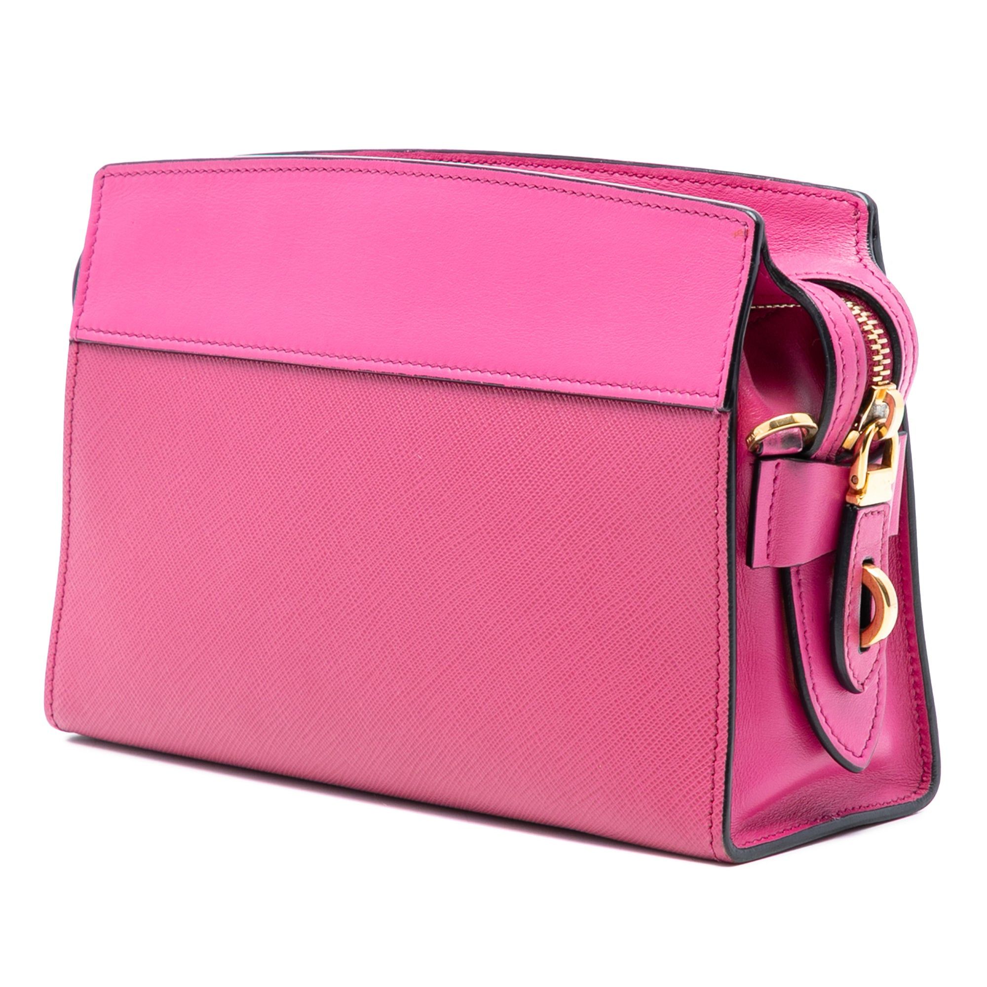 Prada Saffiano and City Calf Esplanade Crossbody Size ONE SIZE - 2 Thumbnail