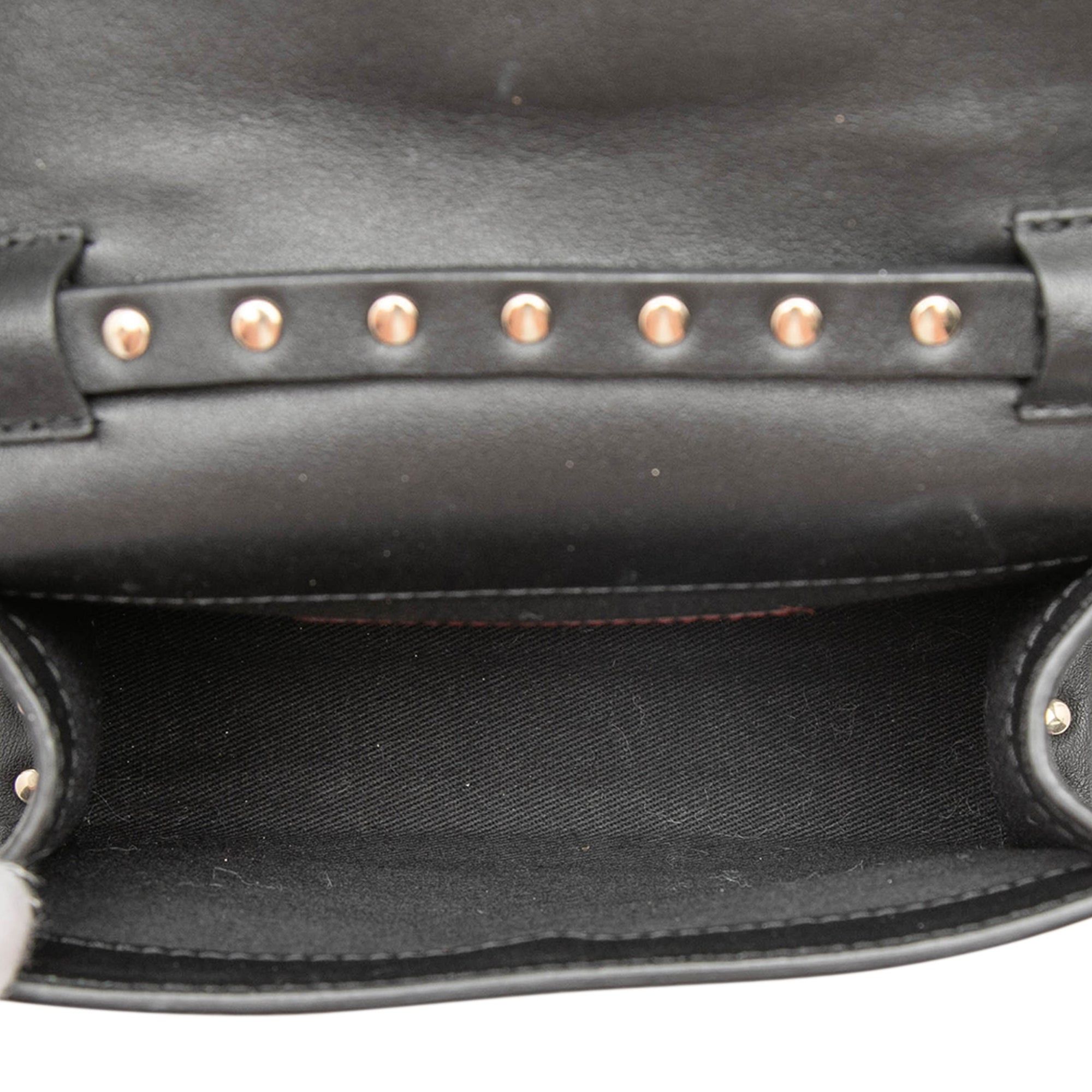 Valentino Mini Leather Rockstud Crossbody Size ONE SIZE - 4 Thumbnail