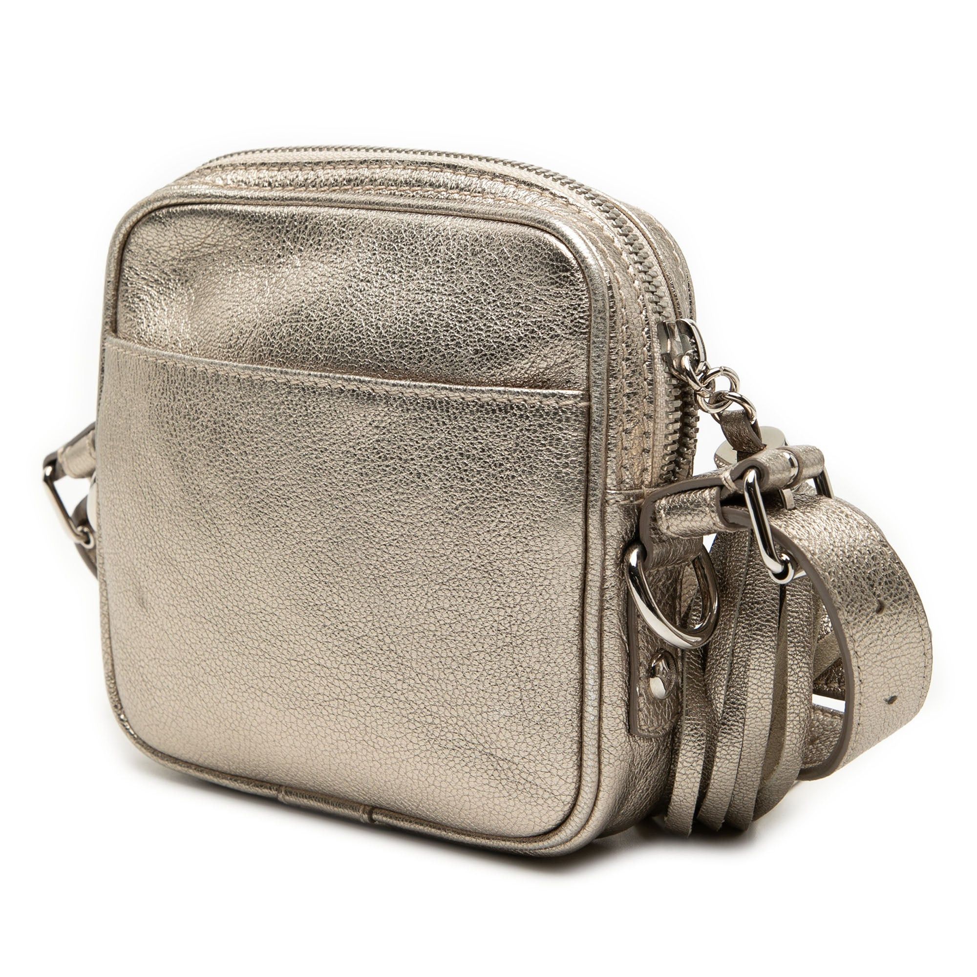 Loewe Mini Metallic Goatskin Anagram Tassel Crossbody Size ONE SIZE - 2 Thumbnail