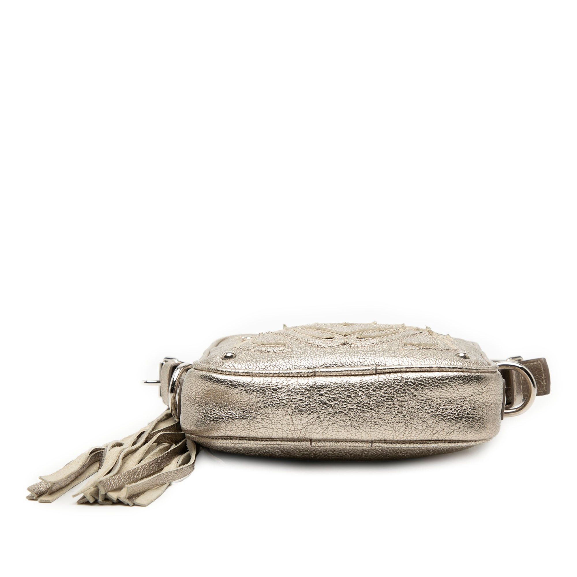 Loewe Mini Metallic Goatskin Anagram Tassel Crossbody Size ONE SIZE - 3 Thumbnail