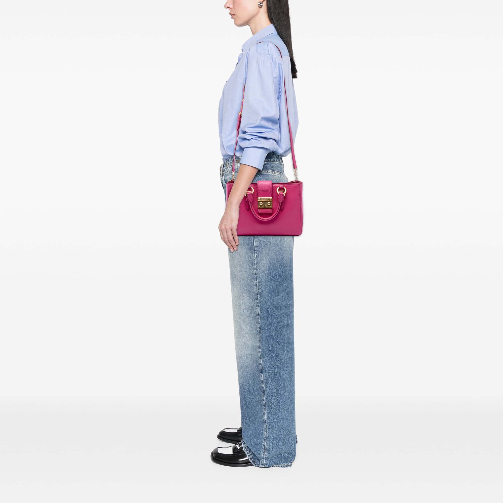Miu Miu Goatskin Madras Satchel Size ONE SIZE - 6 Thumbnail
