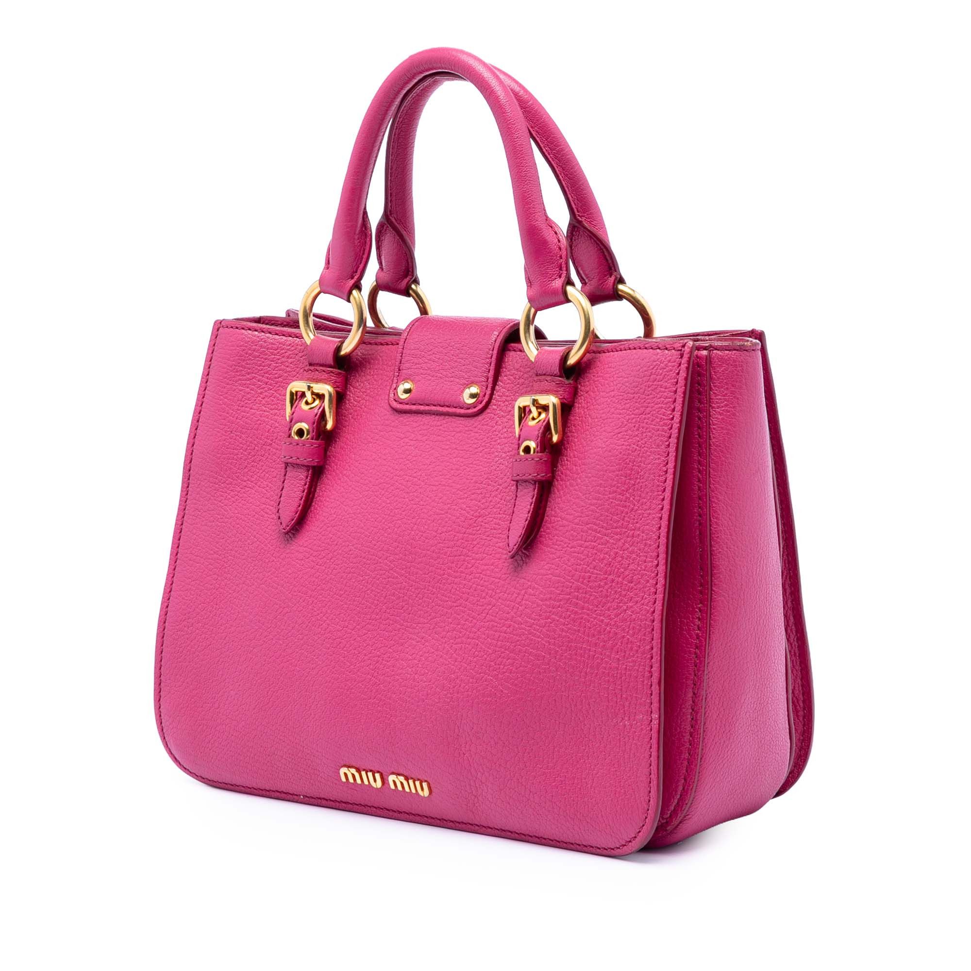 Miu Miu Goatskin Madras Satchel Size ONE SIZE - 2 Thumbnail