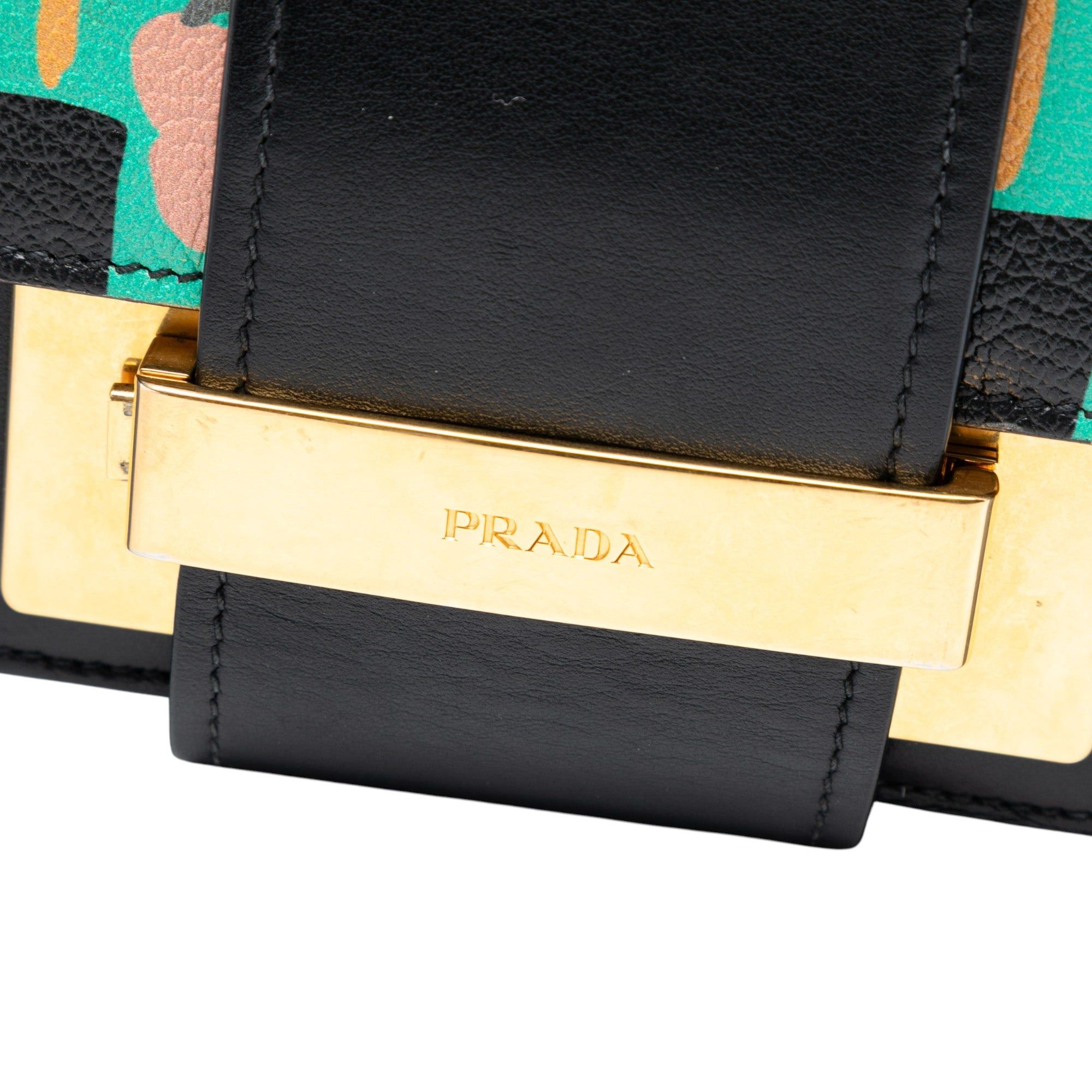 Prada Floral Printed Leather Plex Ribbon Crossbody Size ONE SIZE - 5 Thumbnail