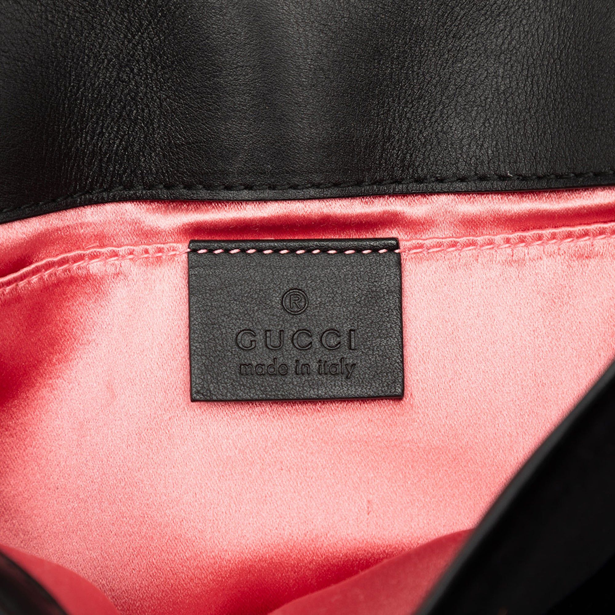 Gucci Small GG Marmont Matelasse Velvet Shoulder Bag Size ONE SIZE - 5 Thumbnail