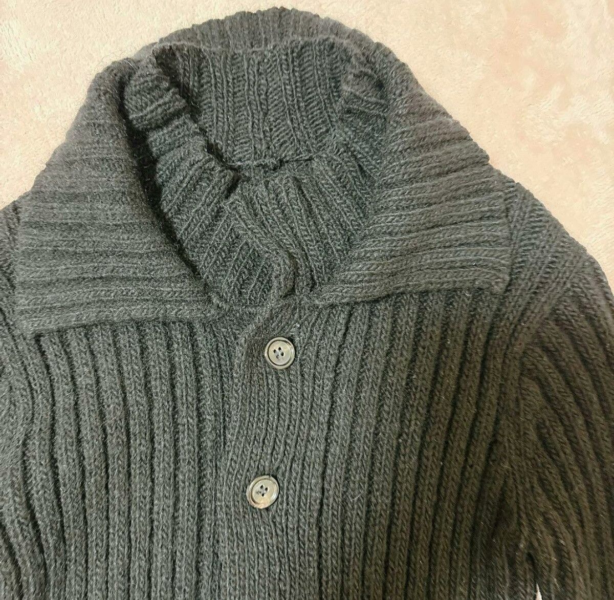 Comme des Garcons Comme des Garcons Wool Ribbed Cardigan Size XS / US 0-2 / IT 36-38 - 3 Thumbnail