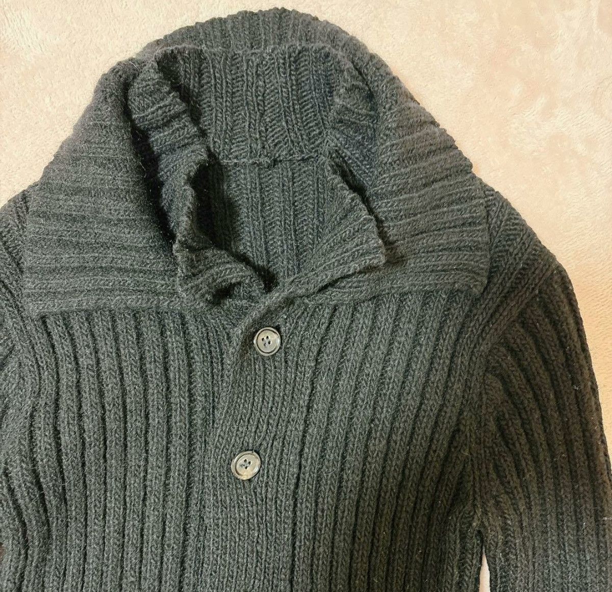 Comme des Garcons Comme des Garcons Wool Ribbed Cardigan Size XS / US 0-2 / IT 36-38 - 2 Thumbnail