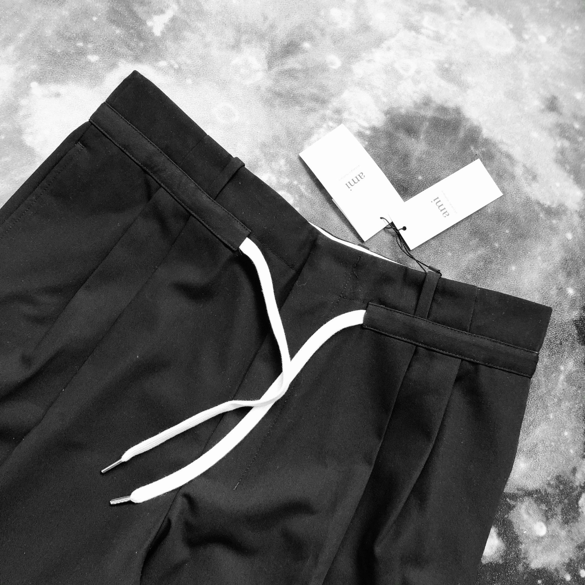 AMI Ami Alexandre Mattiussi Men's Drawstring Pants Size US 28 / EU 44 - 5 Thumbnail