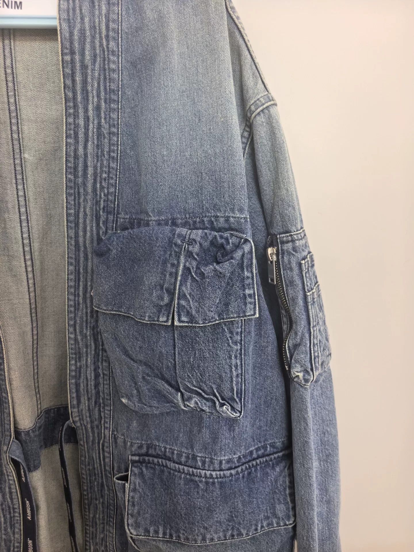 Ambush Design AMBUSH Gradient Cargo Denim Jacket Size US S / EU 44-46 / 1 - 3 Thumbnail