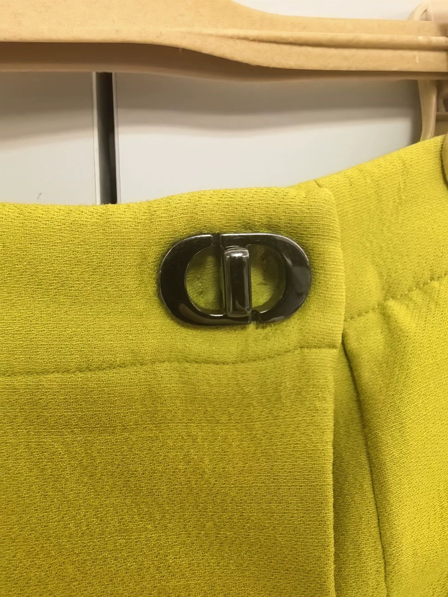 Dior Christian Dior Yellow CD Buckle Culottes Size 36" / US 14 / IT 50 - 3 Thumbnail