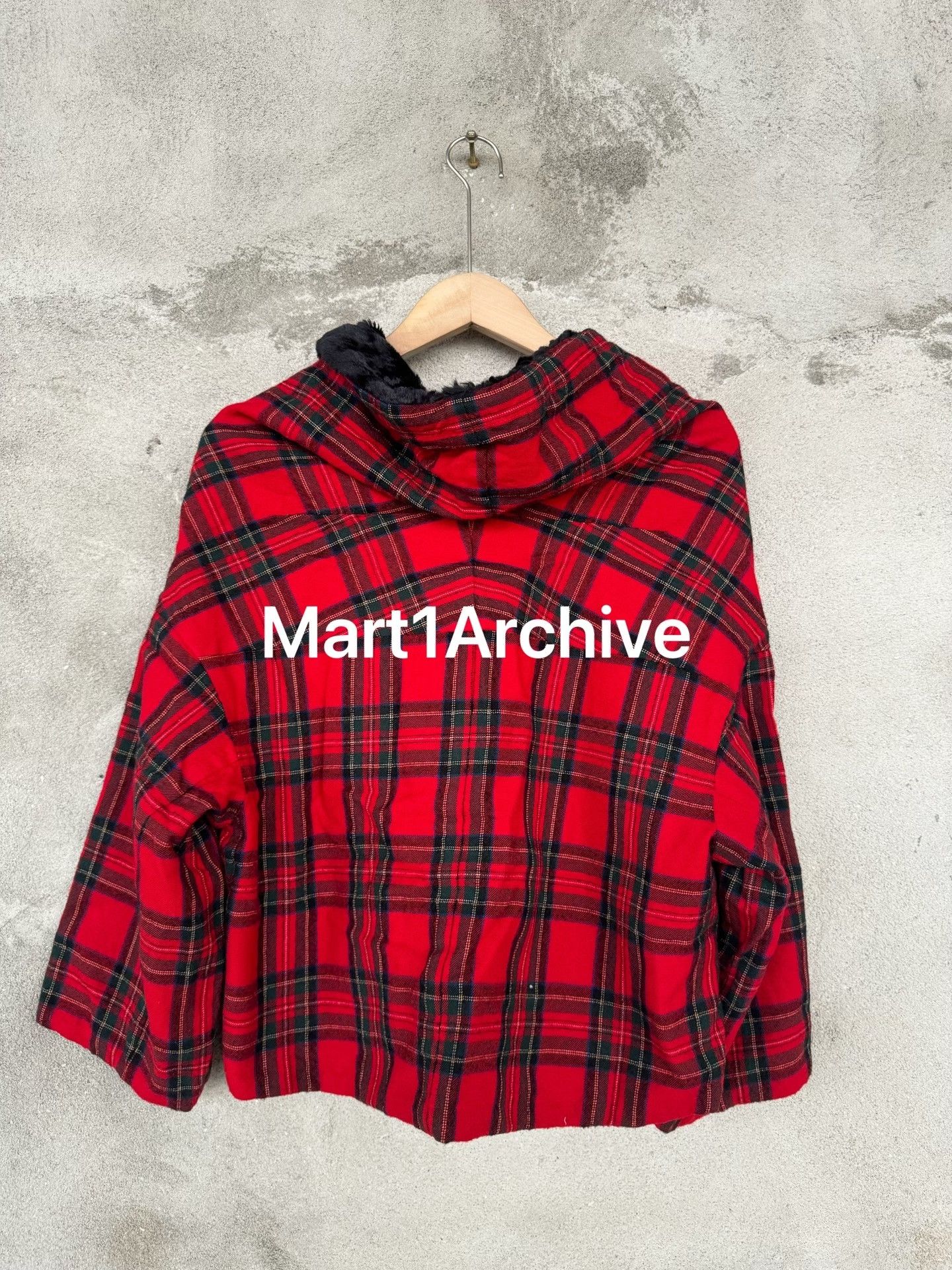 Comme des Garcons Comme Des Garçons Tao Plaid Leopard Fur Cape Size XS / US 0-2 / IT 36-38 - 2 Thumbnail