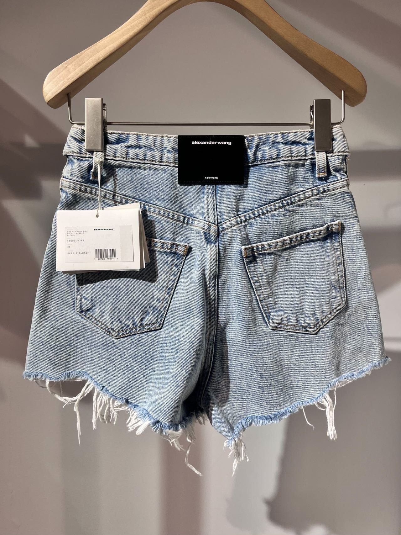 Alexander Wang Alexander Wang Women's Denim Shorts Size 25" / US 0 / IT 36 - 2 Thumbnail