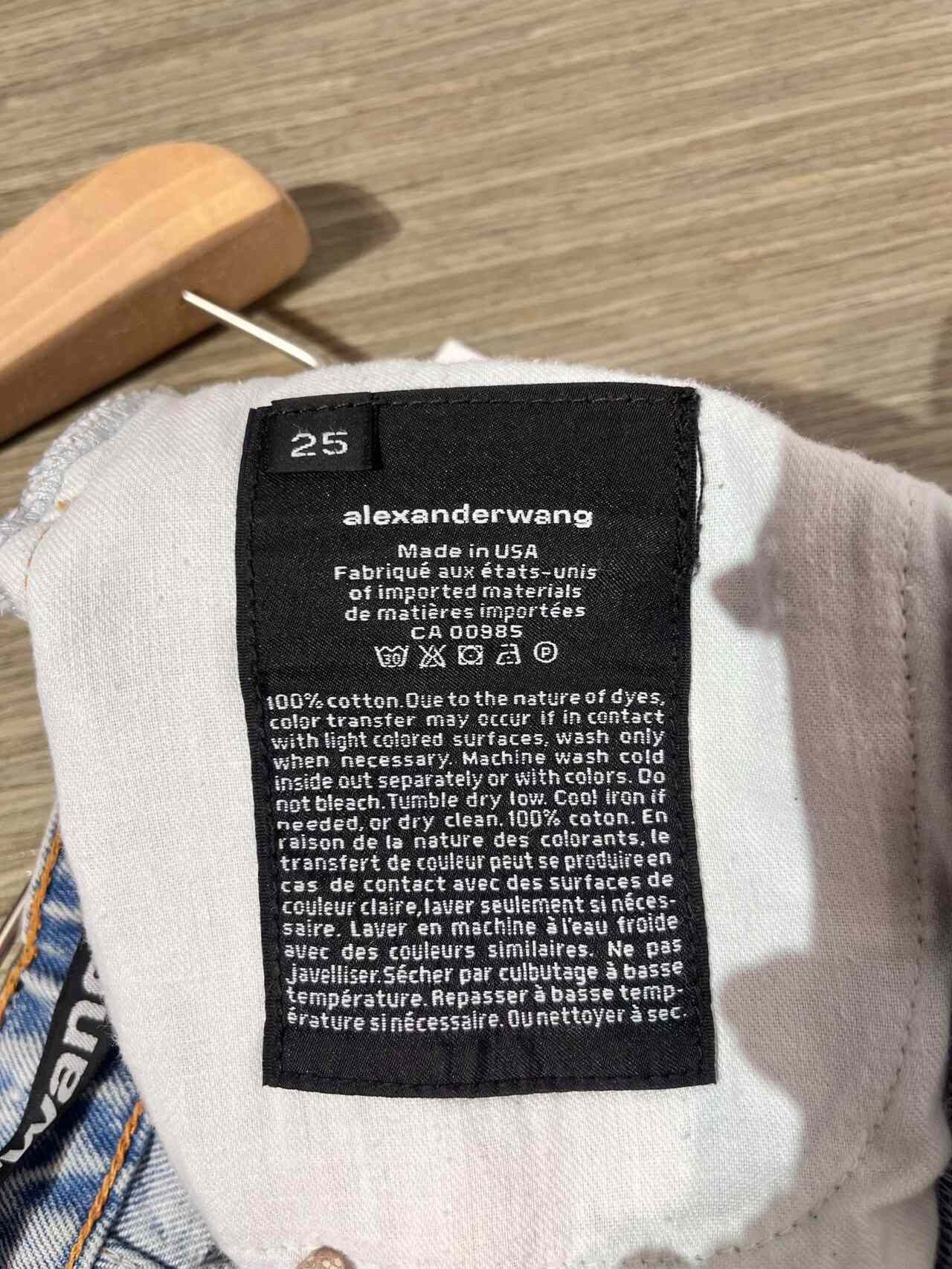 Alexander Wang Alexander Wang Women's Denim Shorts Size 25" / US 0 / IT 36 - 6 Thumbnail