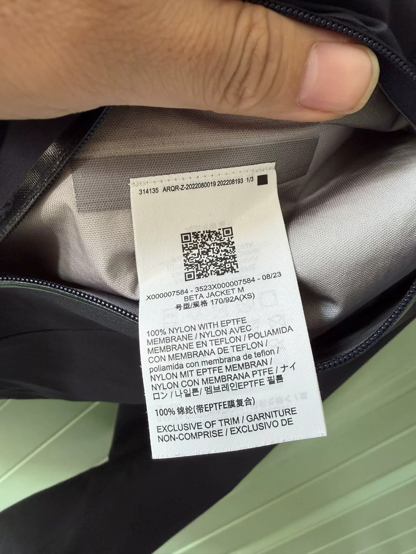 Arc'teryx Arcteryx BETA Jacket Men's XS Size US XS / EU 42 / 0 - 4 Thumbnail