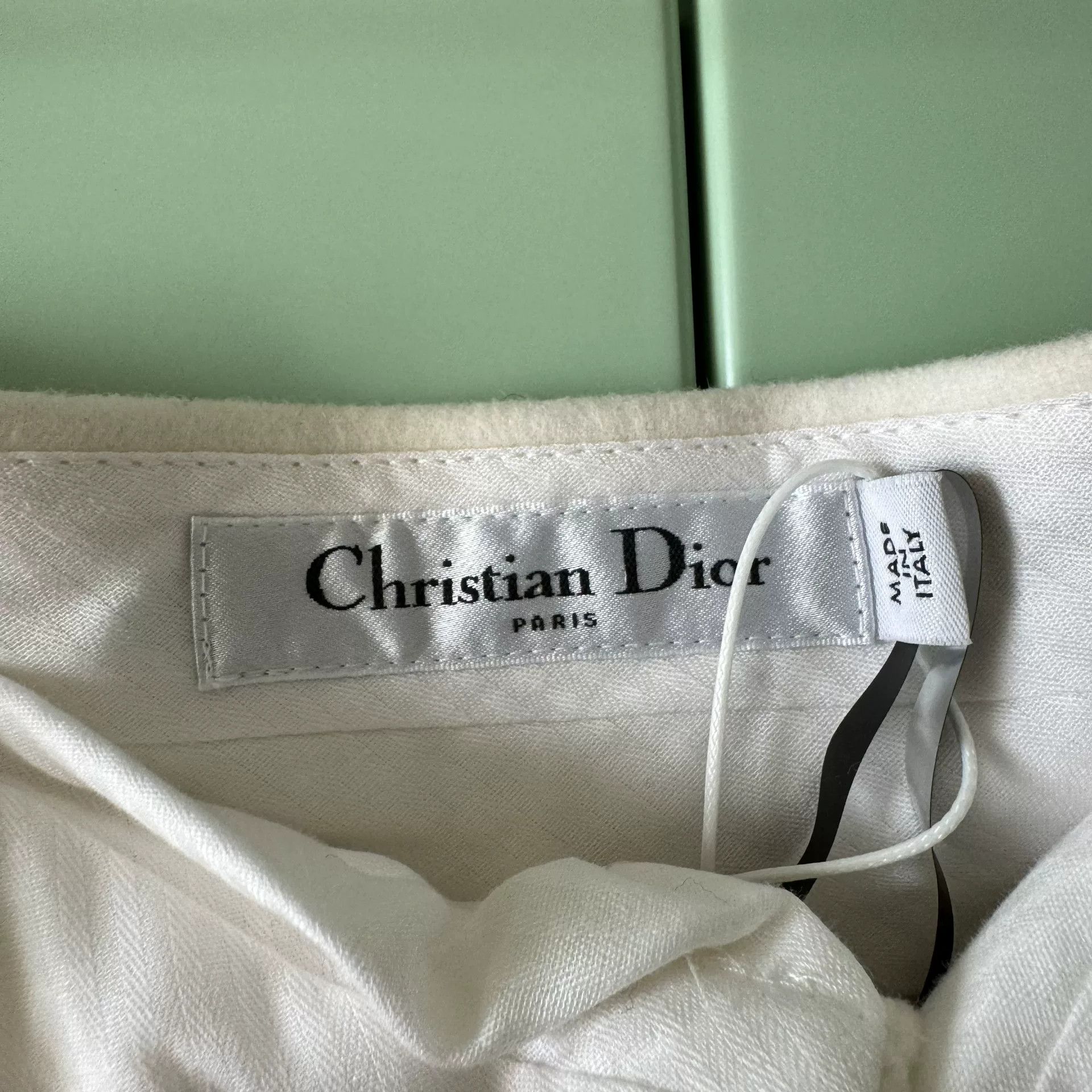 Dior Christian Dior Wool Gold Buckle Trousers Size 32" / US 10 / IT 46 - 3 Thumbnail