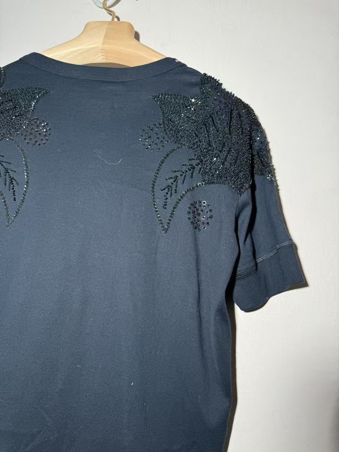 Dolce & Gabbana Dolce & Gabbana Sequin Short Sleeve Top Size XL / US 12-14 / IT 48-50 - 3 Thumbnail