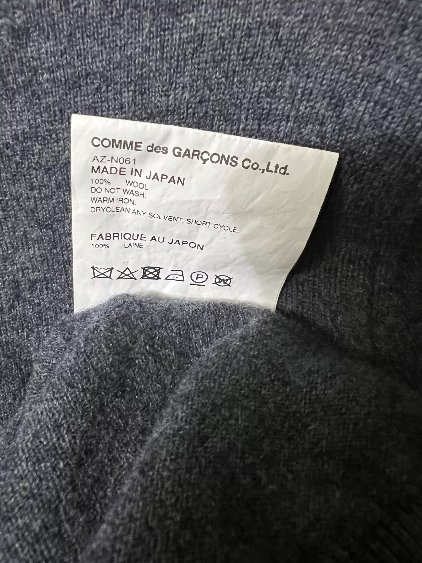 Comme des Garcons Comme des Garçons Play Heart Wool Cardigan Size L / US 10 / IT 46 - 7 Thumbnail