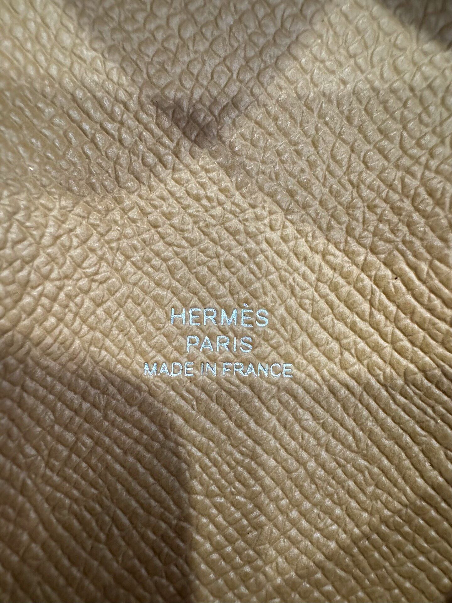 Hermes Hermes Calvi Elephant Gray Calfskin Card Holder Size ONE SIZE - 6 Thumbnail