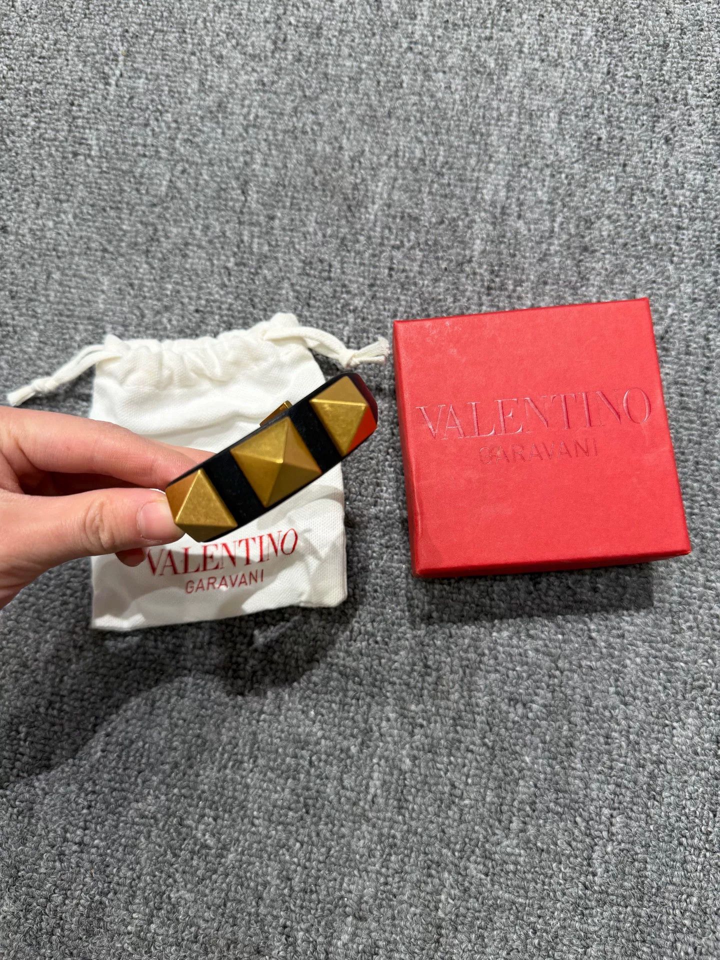 Valentino Valentino Garavani New Leather Bracelet Size ONE SIZE - 4 Thumbnail