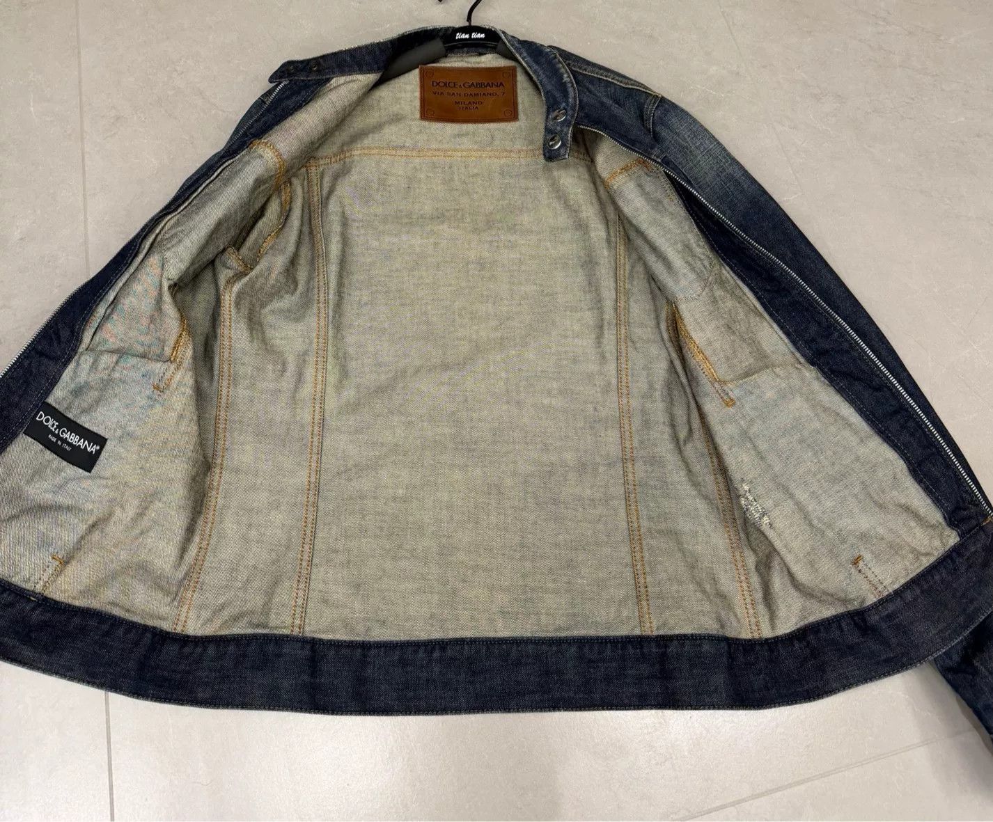 Dolce & Gabbana Dolce & Gabbana Messi Men's Denim Jacket Size US M / EU 48-50 / 2 - 6 Thumbnail