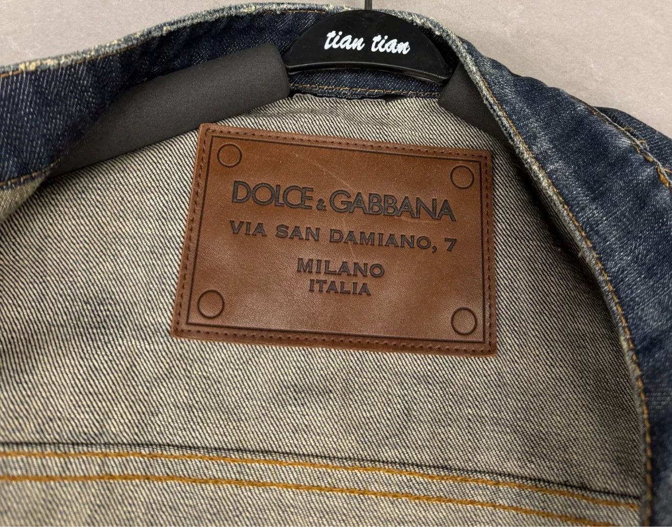 Dolce & Gabbana Dolce & Gabbana Messi Men's Denim Jacket Size US M / EU 48-50 / 2 - 4 Thumbnail