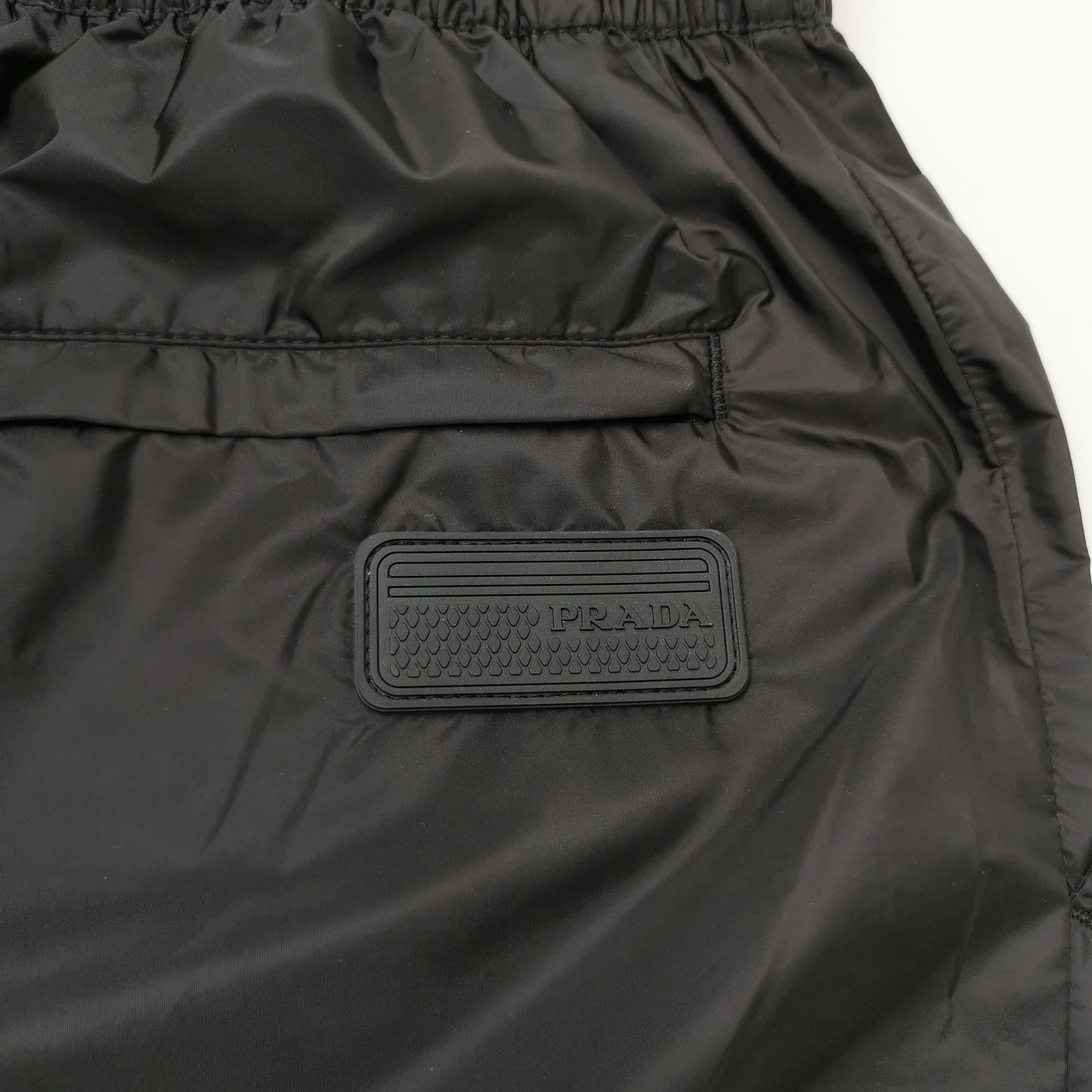 Prada Prada Black Side-Stripe Straight-Leg Pants M Size US 32 / EU 48 - 6 Thumbnail