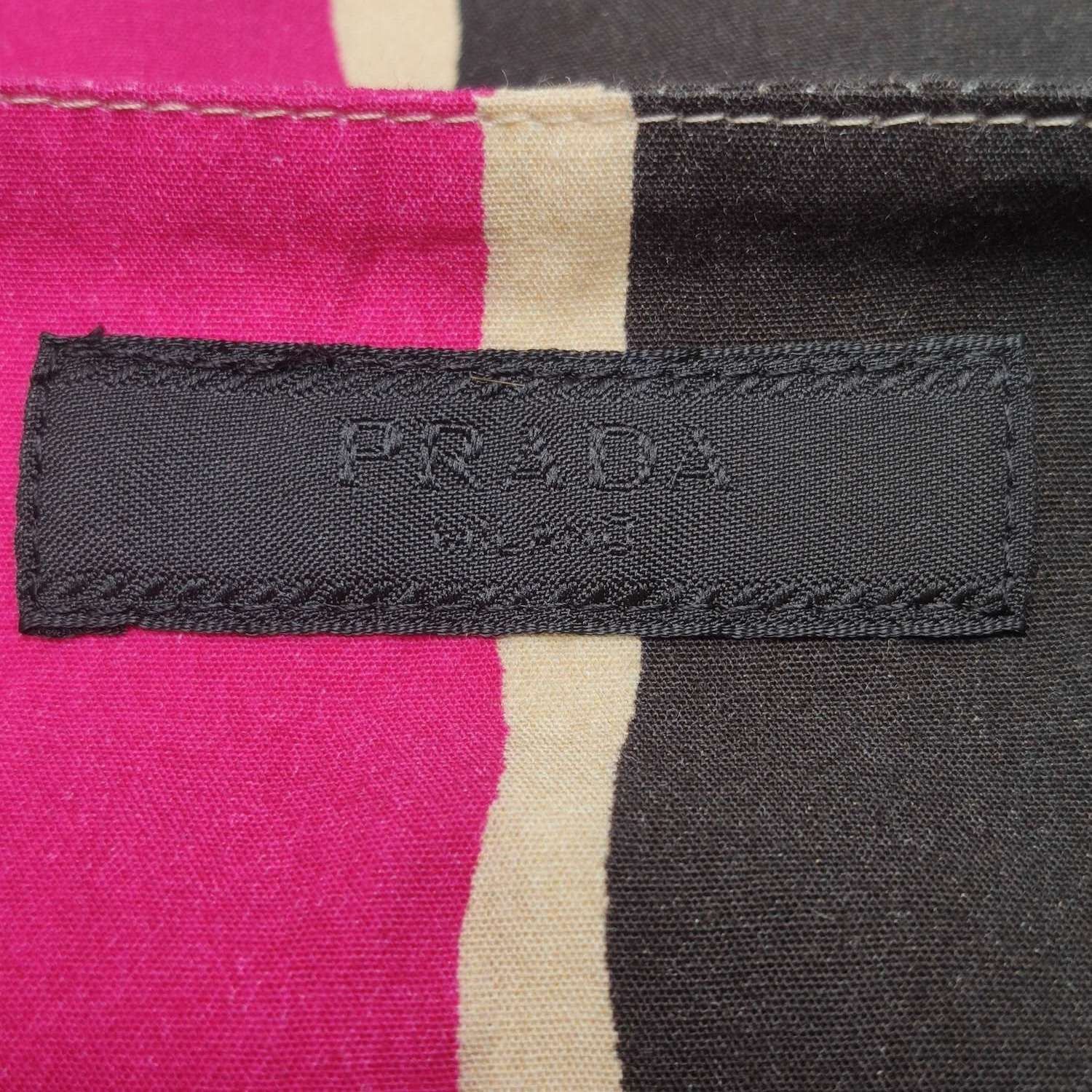 Prada Prada Solid Collared Triangle Logo Short-Sleeve Shirt M Size US M / EU 48-50 / 2 - 23 Thumbnail