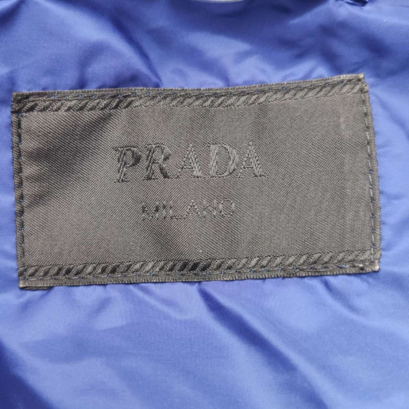 Prada Prada Solid Collared Triangle Logo Short-Sleeve Shirt M Size US M / EU 48-50 / 2 - 10 Thumbnail