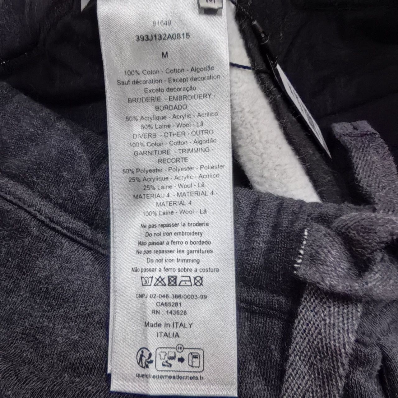 Celine Dior Kids Black Logo Side Sweatpants Size US 30 / EU 46 - 14 Thumbnail