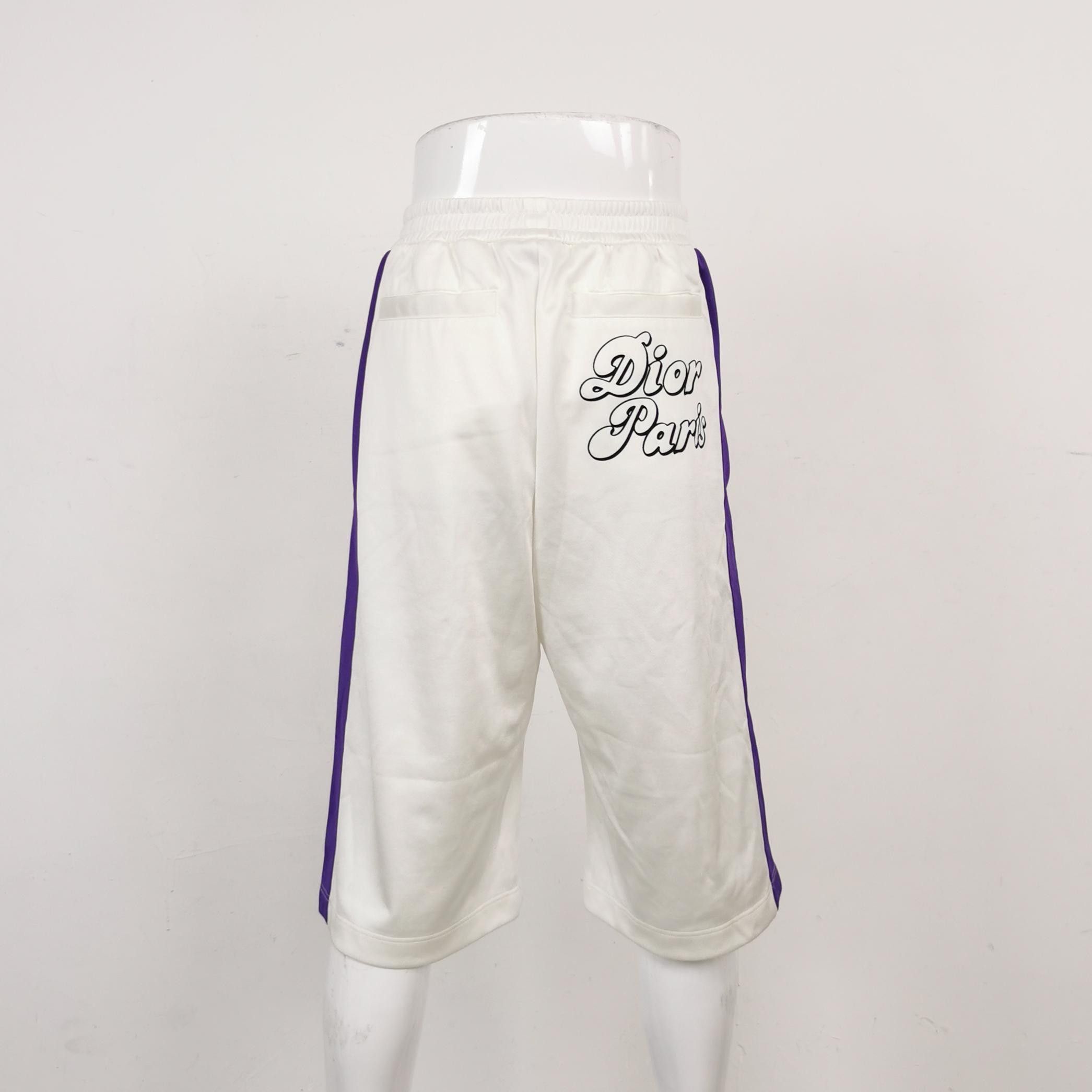 Celine Dior By Erl Colorblock Logo Cotton Shorts XXS Size US 26 / EU 42 - 4 Thumbnail