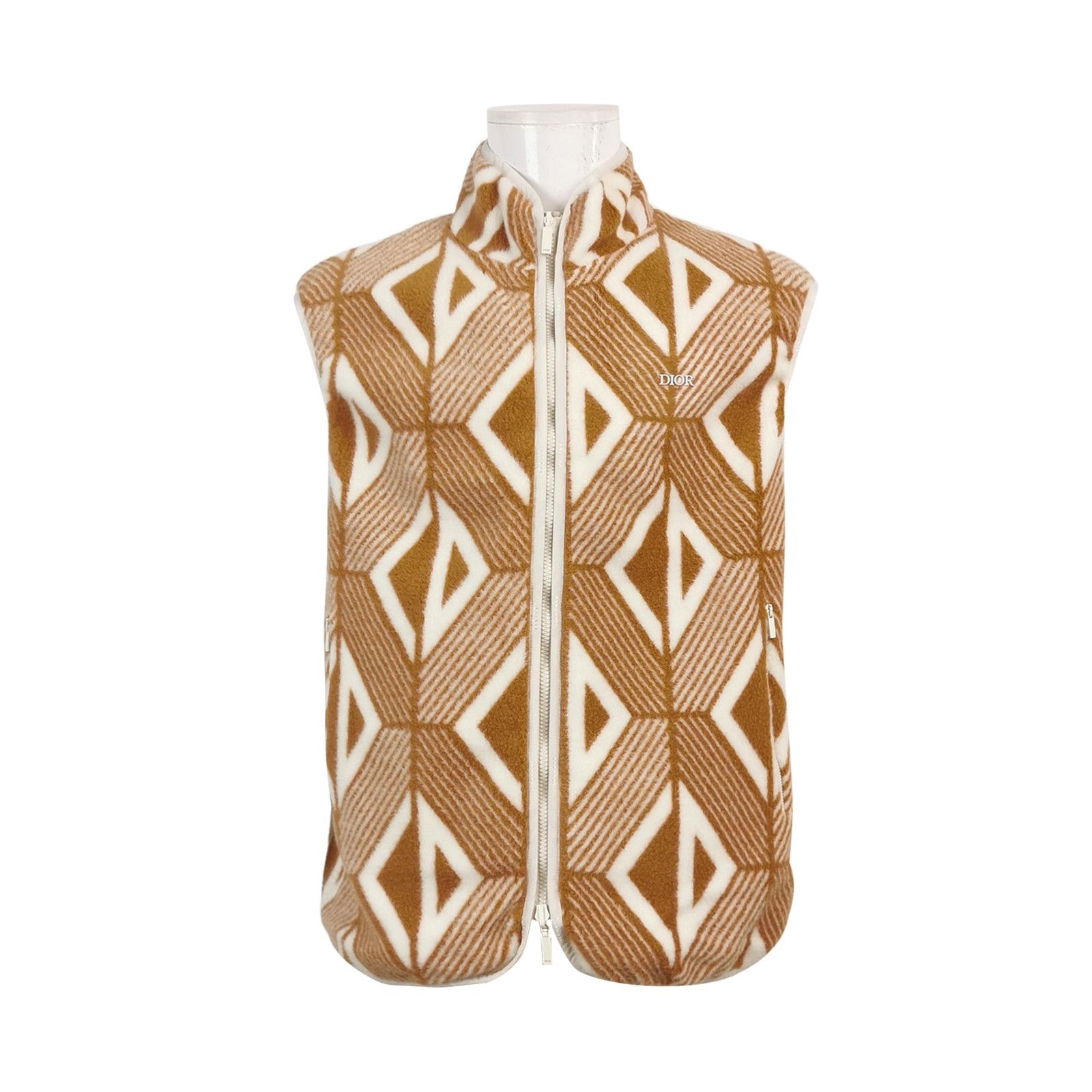 Dior Dior XL Wool Blend Reversible Color-Block Vest Size US XL / EU 56 / 4 - 2 Thumbnail