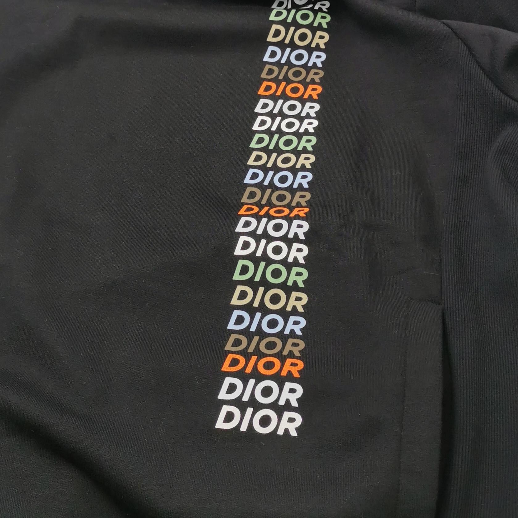 Dior Dior Black Rainbow Logo Hoodie S Size US S / EU 44-46 / 1 - 6 Thumbnail