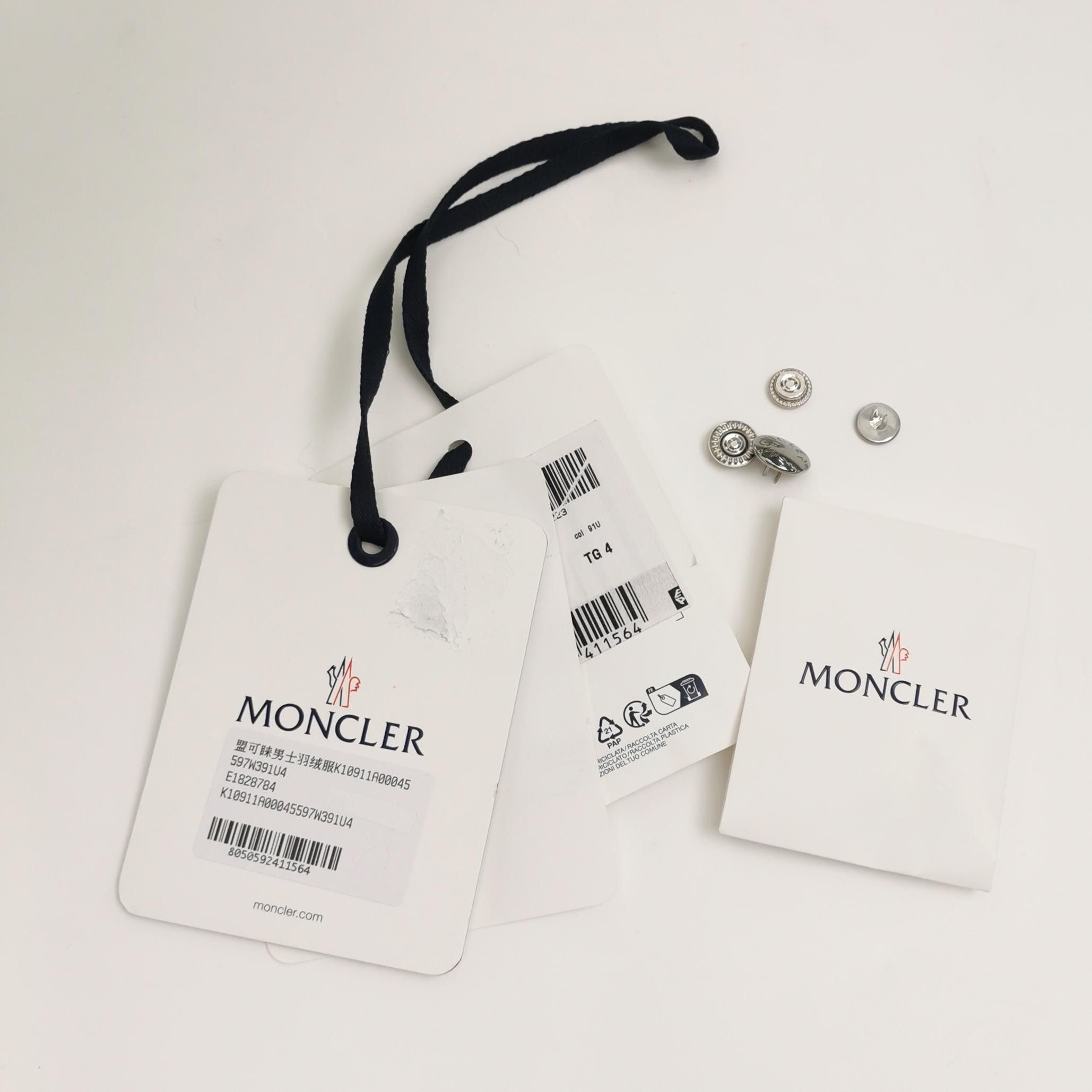 Moncler Moncler S Size Logo Zip Collar Jacket Size US XL / EU 56 / 4 - 13 Thumbnail