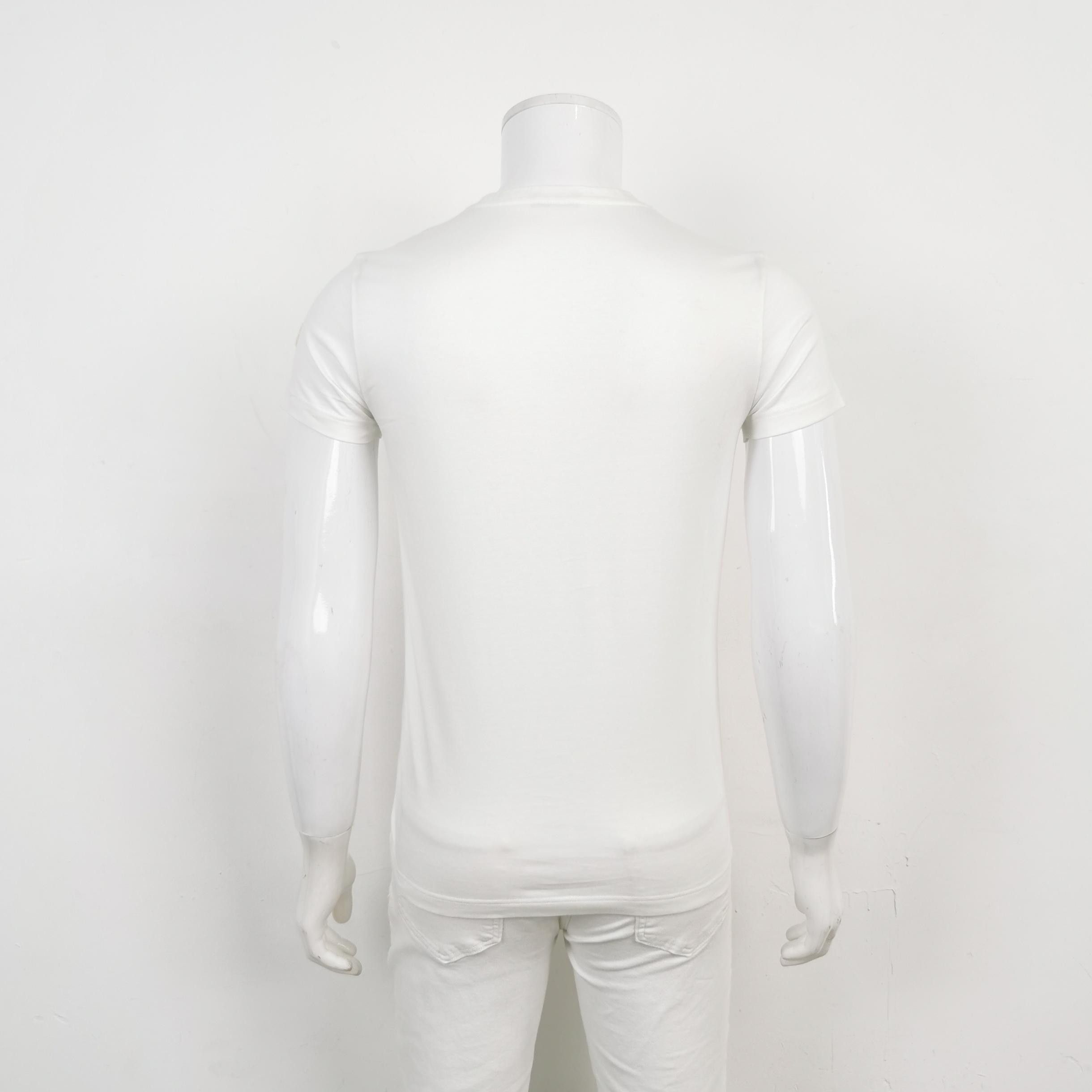 Moncler Moncler M Cotton Solid Collar Short-Sleeve T-shirt Size US M / EU 48-50 / 2 - 4 Thumbnail
