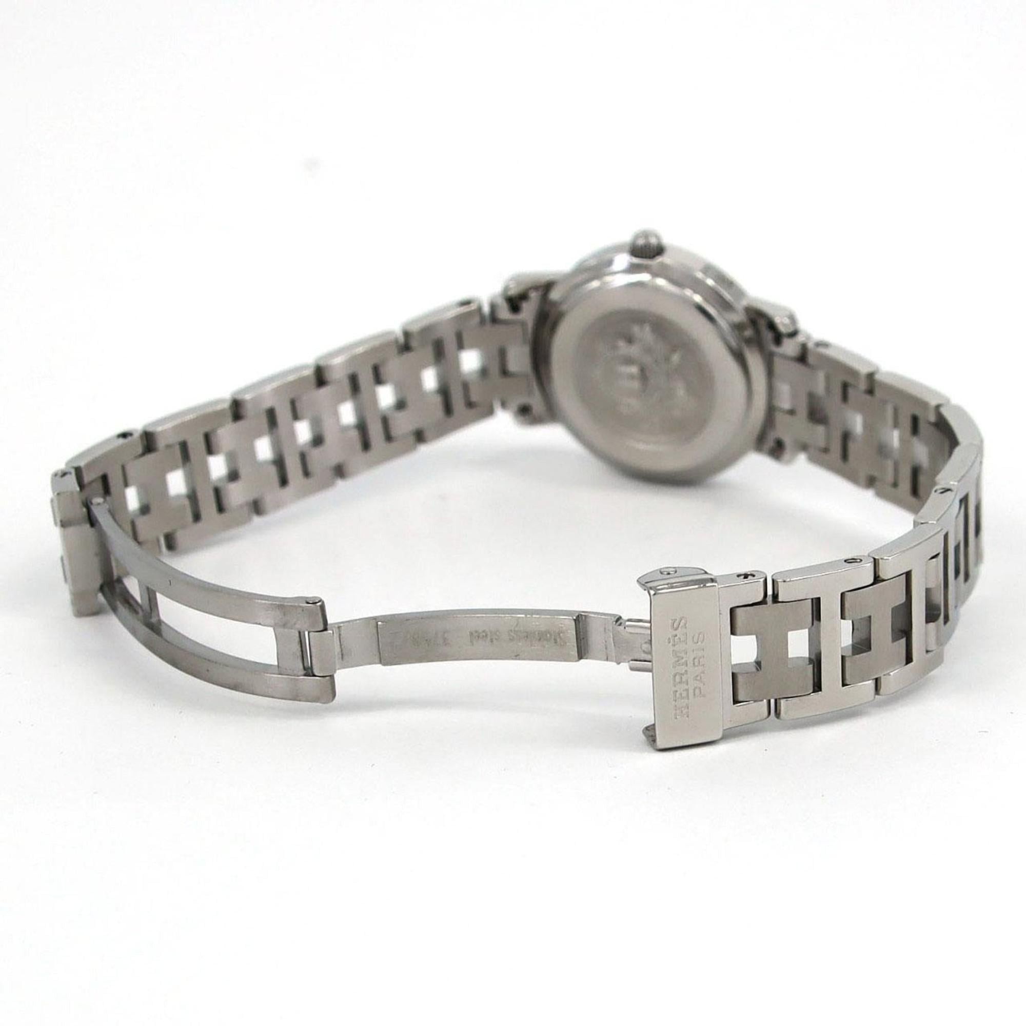 Hermes Hermes Clipper CL4.210 SS Quartz Watch Size ONE SIZE - 6 Thumbnail